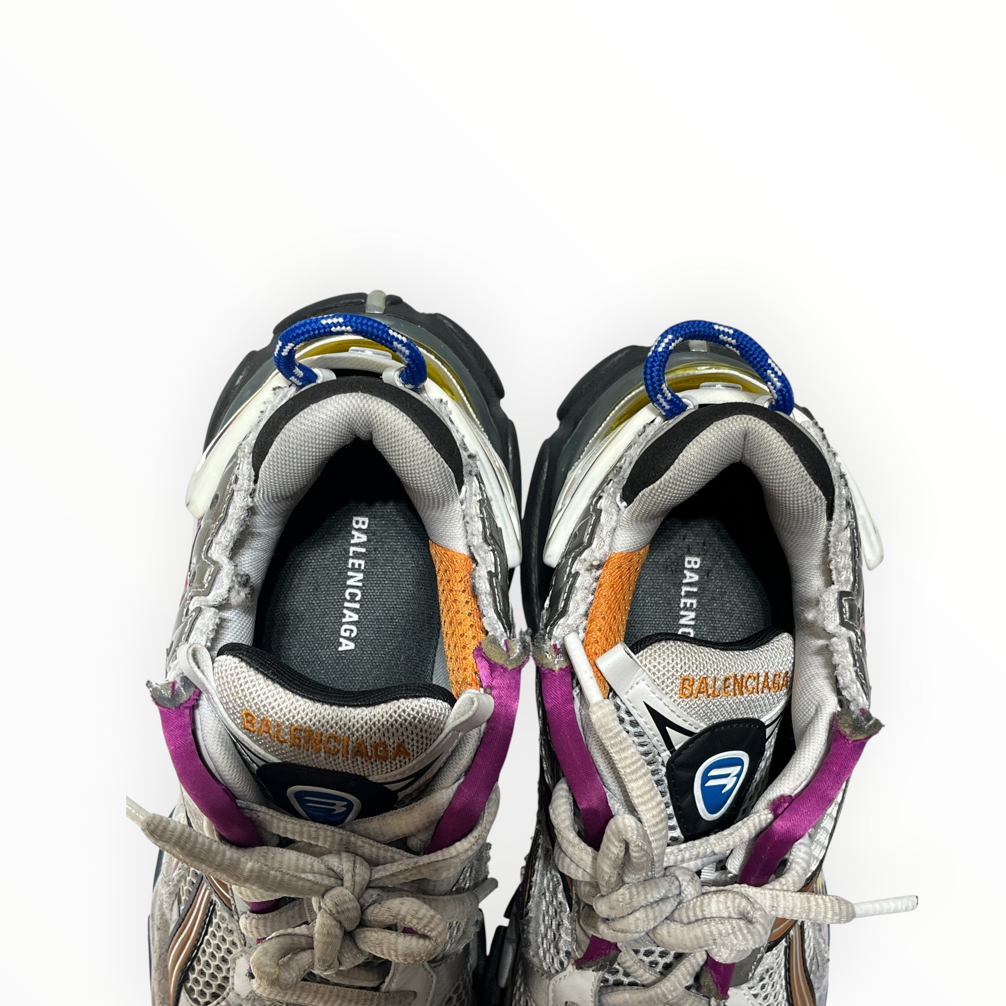 BALENCIAGA/Low-Sneakers/US 8/Cotton/MLT/MULTI COLOR RUNNER view 3