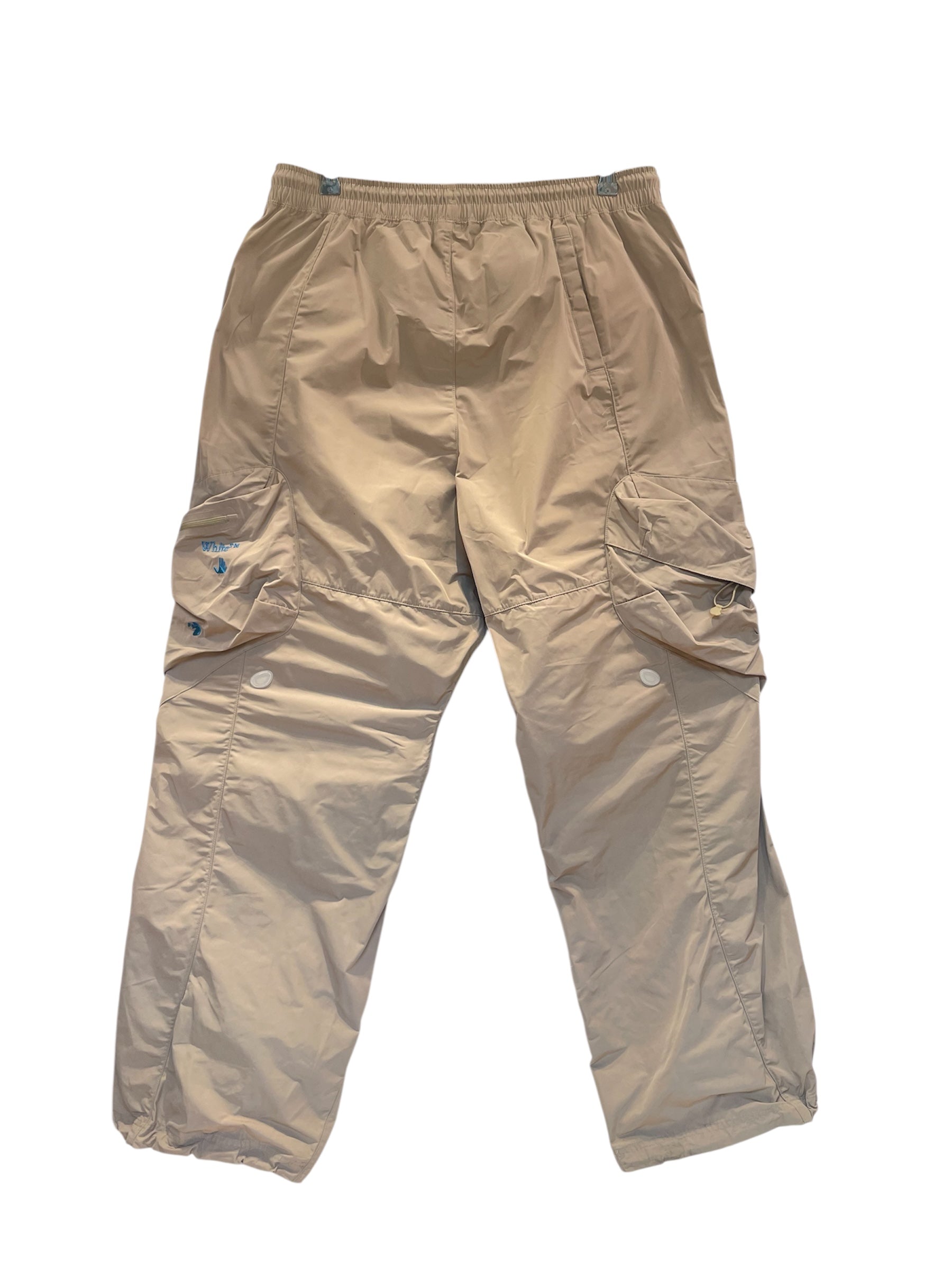 NIKE/OFF-WHITE/Pants/XL/Nylon/BEG/ofwhite 003 bttms blu draw str view 2