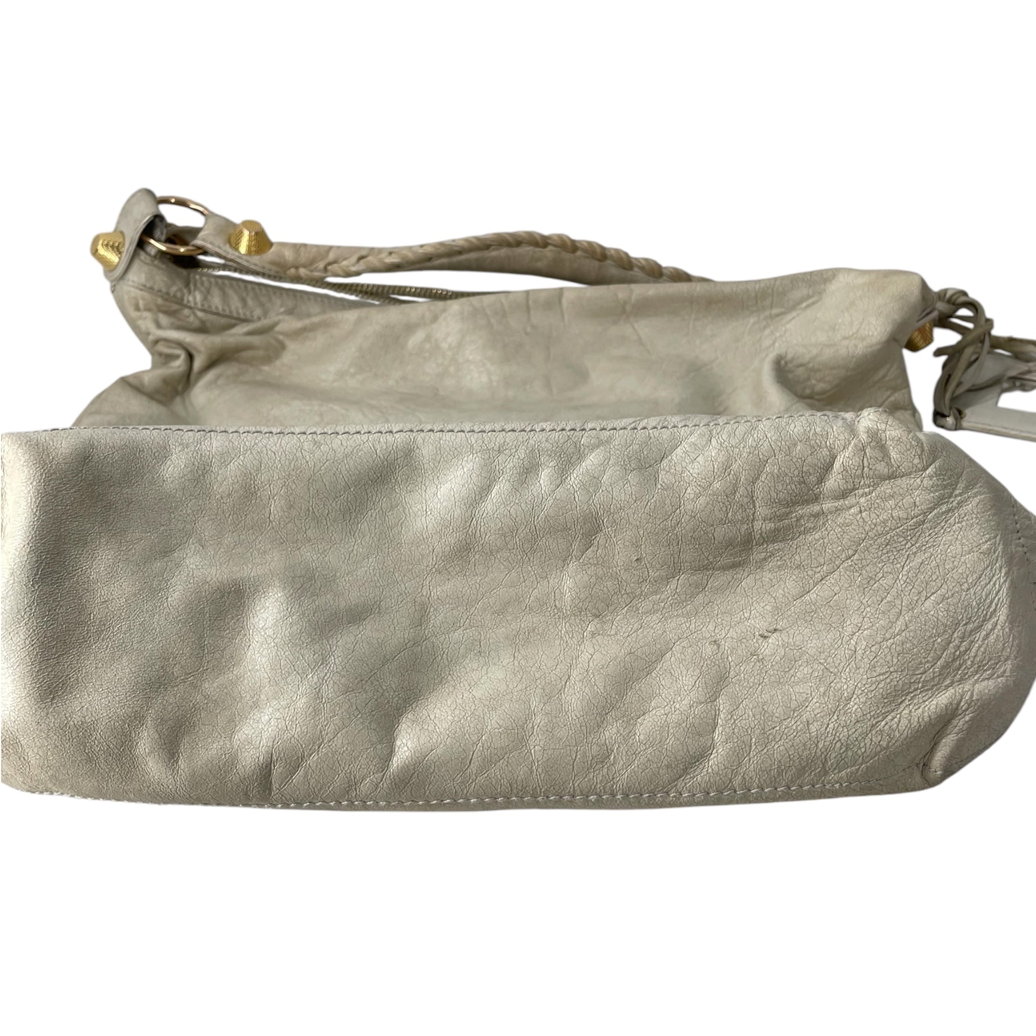 BALENCIAGA/Bag/Leather/WHT/GOLD HARDWEAR/17308.213048 view 8