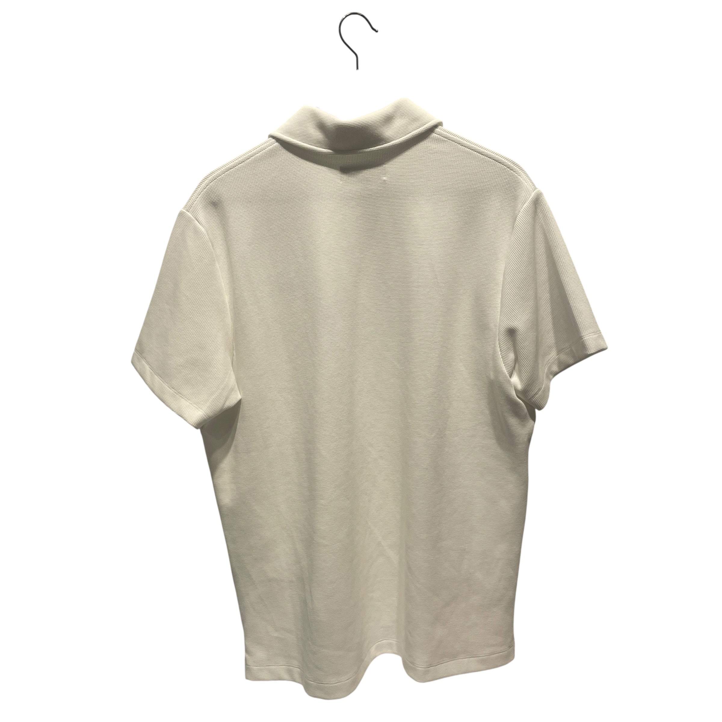 KITH/Polo Shirt/M/Cotton/WHT/micro waffle drew view 2