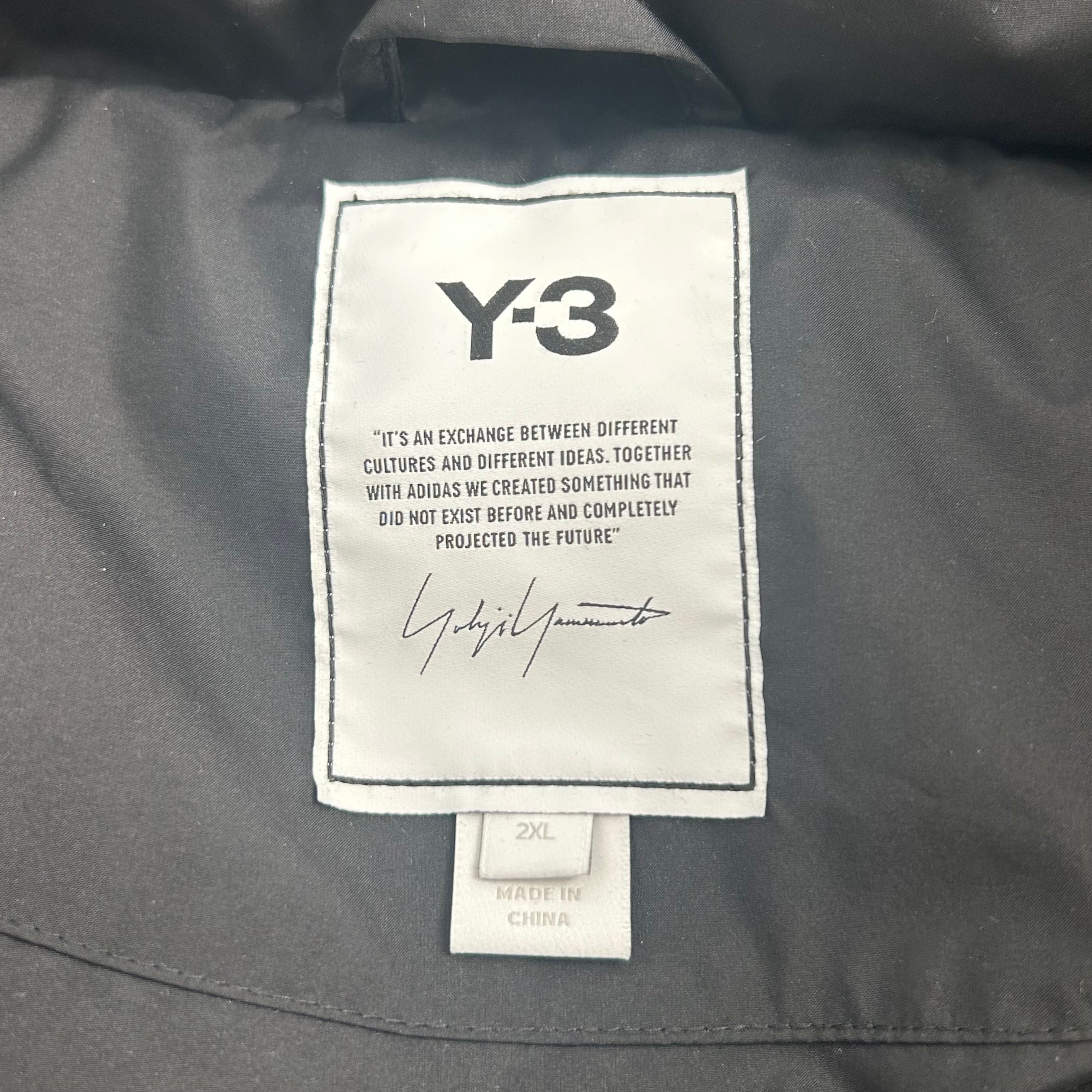 Y-3/Puffer Jkt/XXL/Polyester/BLK/GK4582 view 3