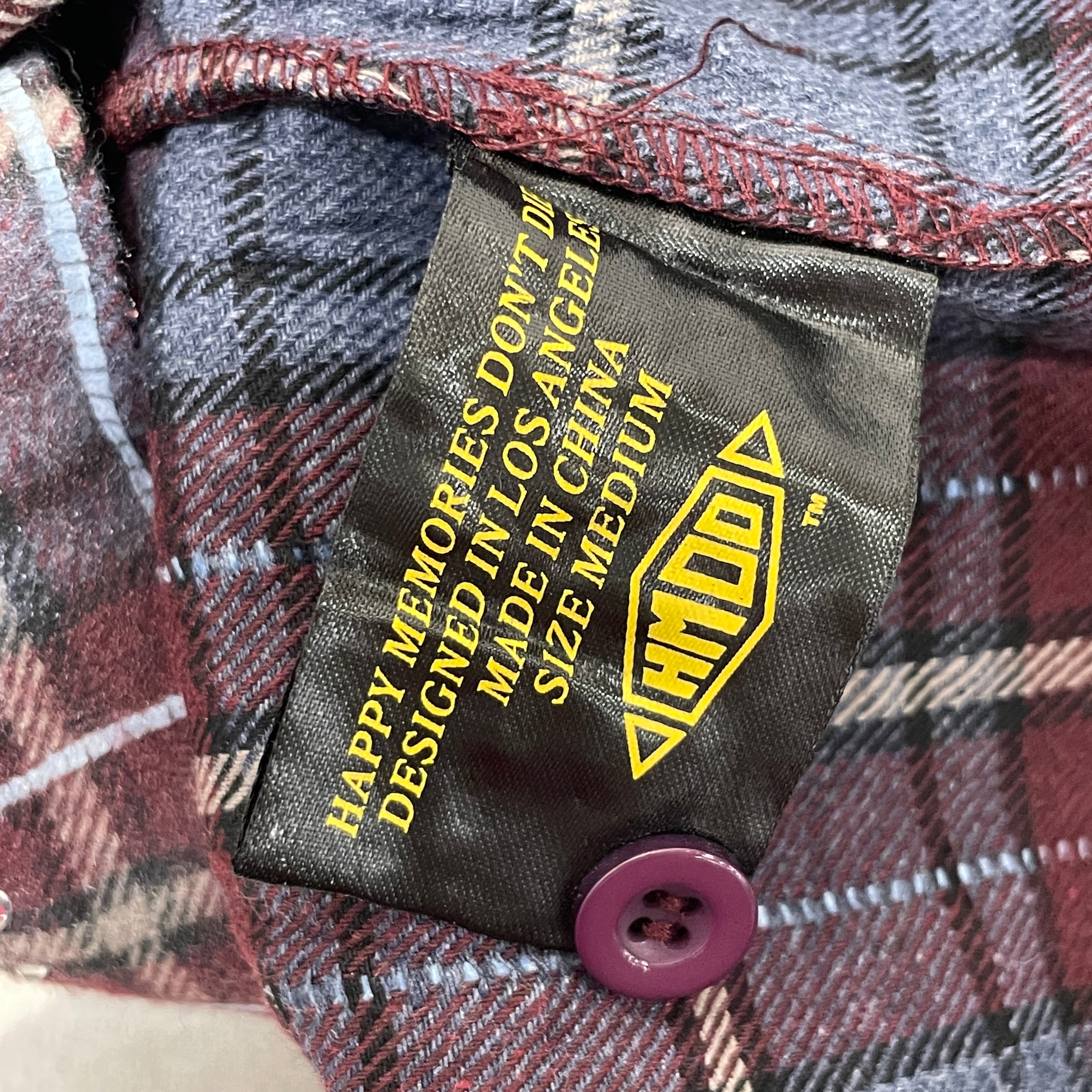 HMDD(Happy Memories Don't Die)/LS Shirt/M/Cotton/MLT/Plaid/Disco Flannel view 4
