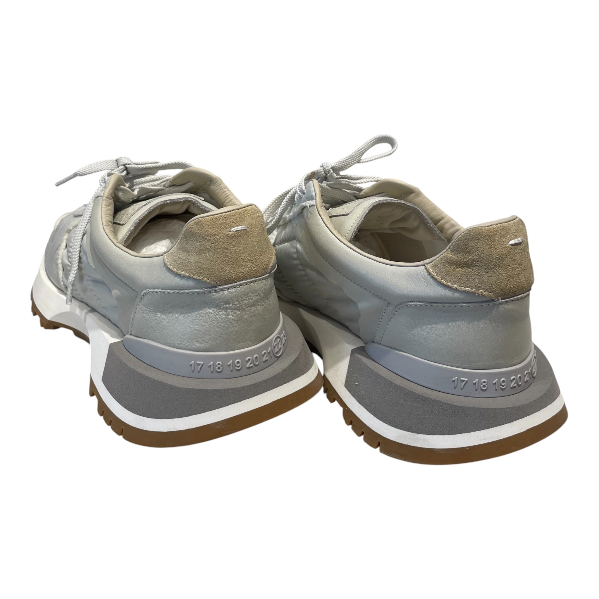 Maison Margiela/Low-Sneakers/EU 43/Nylon/GRY/50-50 runner evolution view 2
