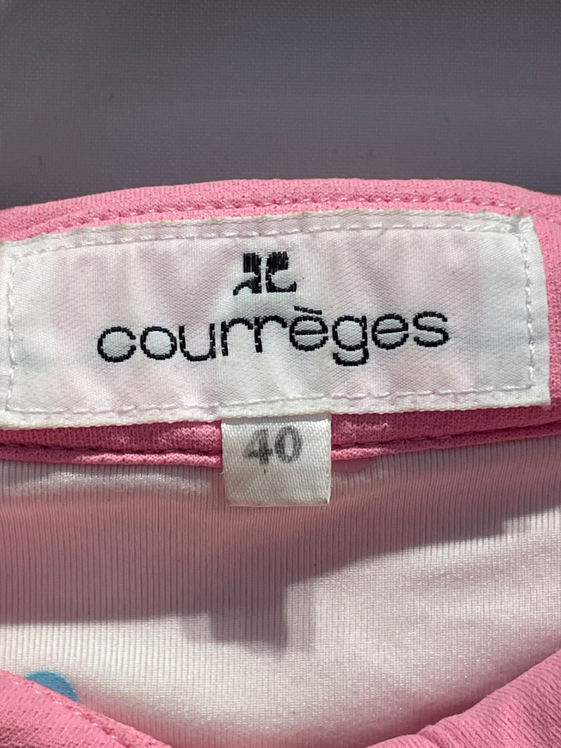 COURREGES/Polo, Rugby/40/PNK/LOGO ON CHEST