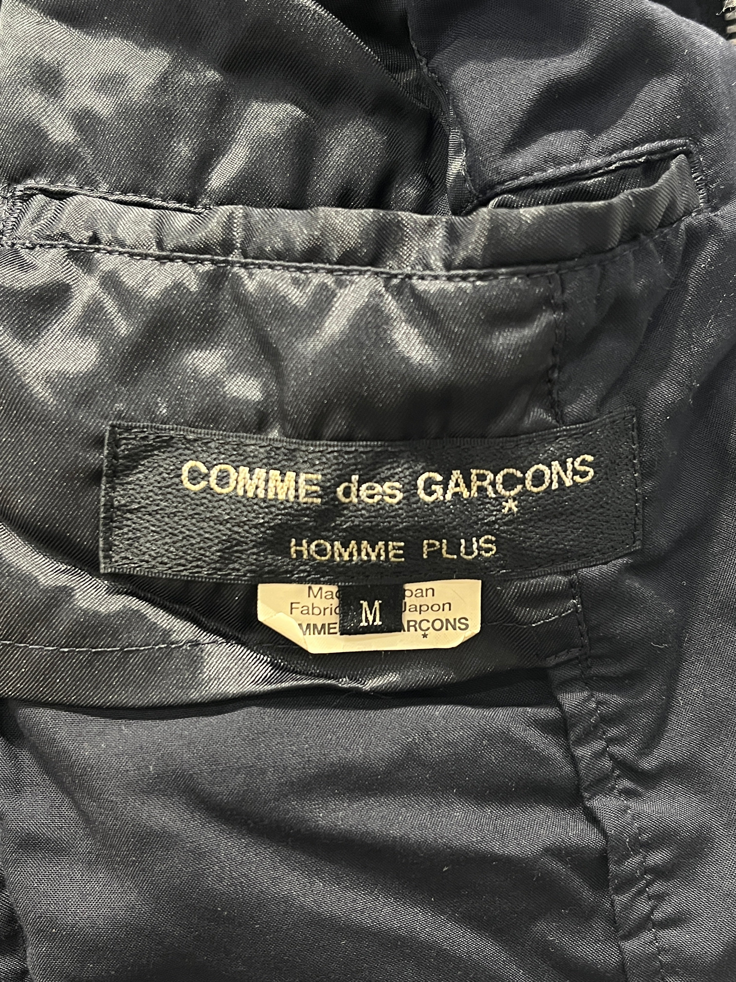 COMME des GARCONS HOMME PLUS/Windbreaker/M/Nylon/BLK/ view 4
