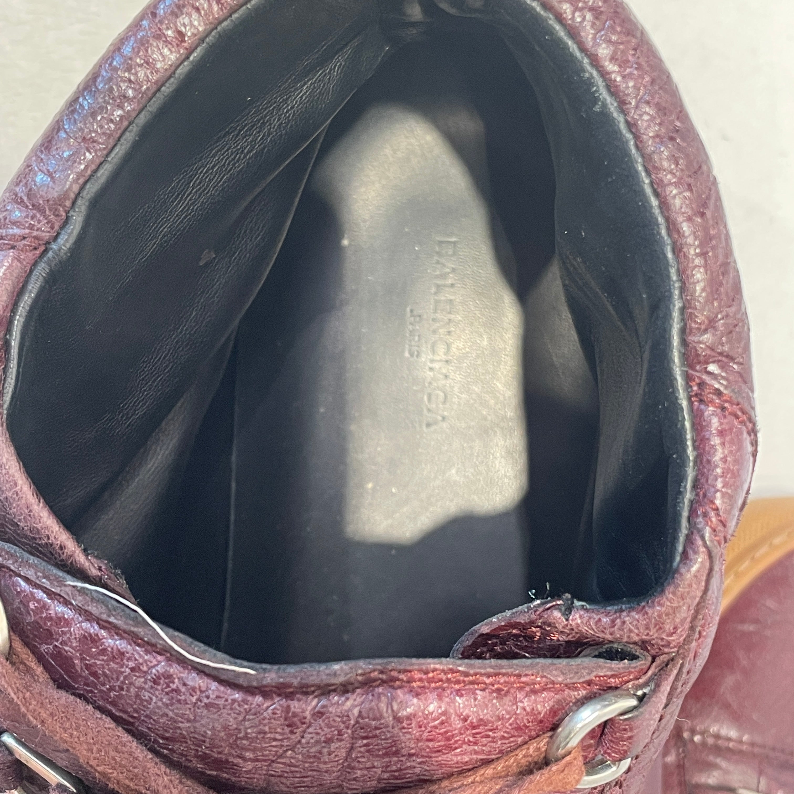 BALENCIAGA/Hi-Sneakers/EU 47/Leather/BRD/ARENA view 3