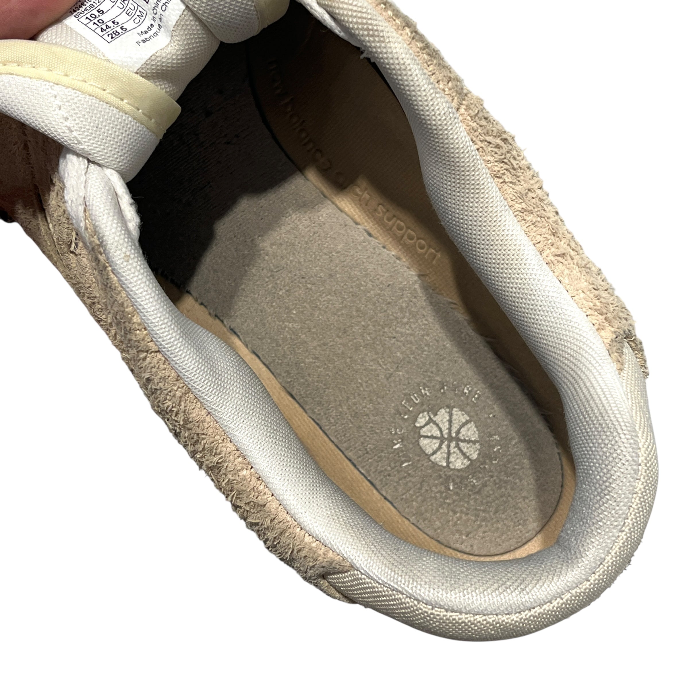 NEW BALANCE/Low-Sneakers/US 10.5/Cotton/CRM/ALD NB CREAM COLORWAY view 4