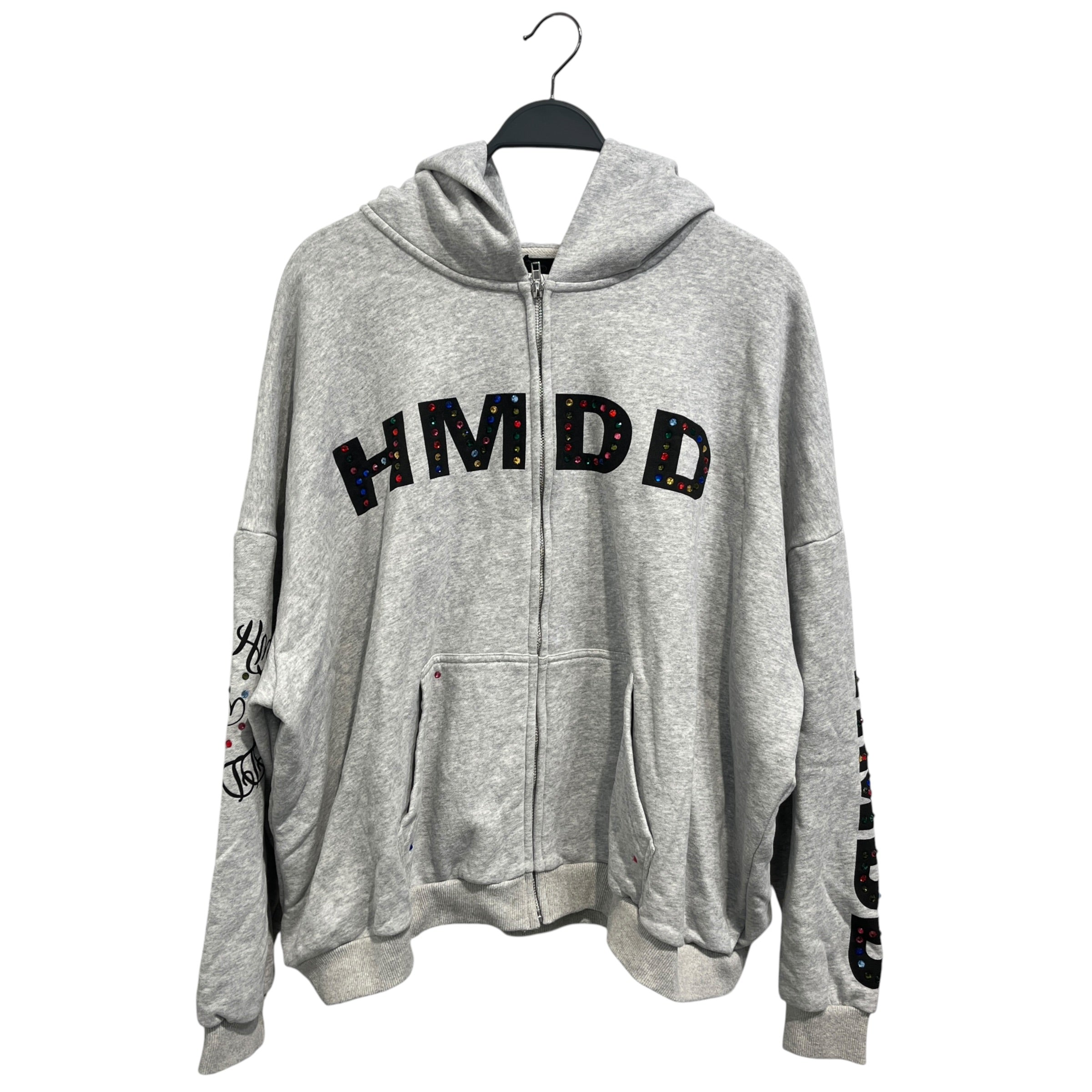 HMDD(Happy Memories Don't Die)/Hoodie/XL/Cotton/GRY/ view 1