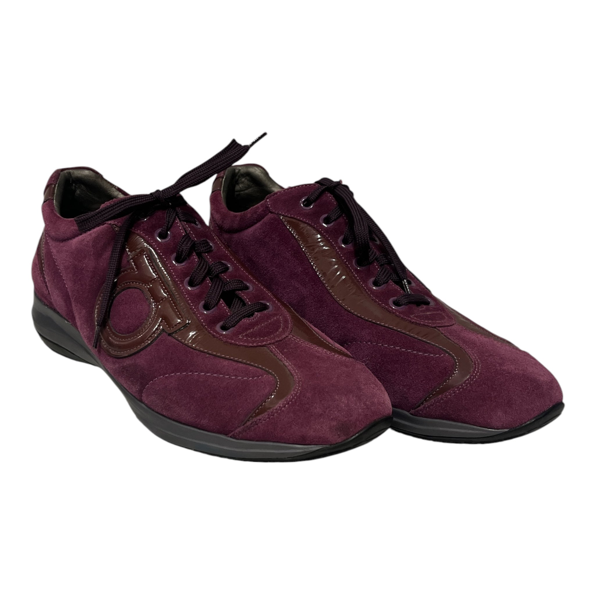 Salvatore Ferragamo/Low-Sneakers/US 9.5/Suede/PPL/2000S SUEDE view 1