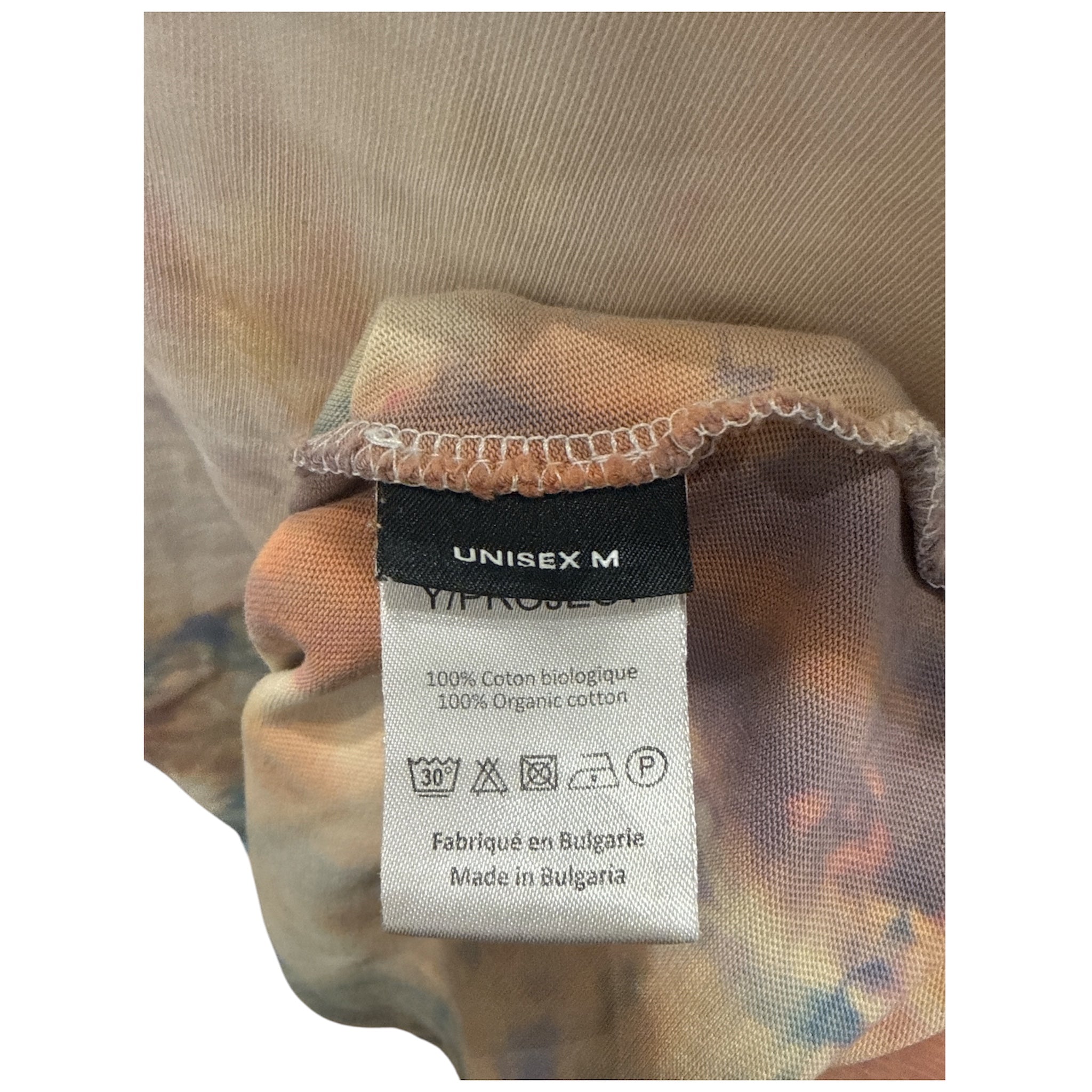 Y/PROJECT/T-Shirt/M/Cotton/MLT/All Over Print/Tie Dye Off the Shoulder Tee view 4
