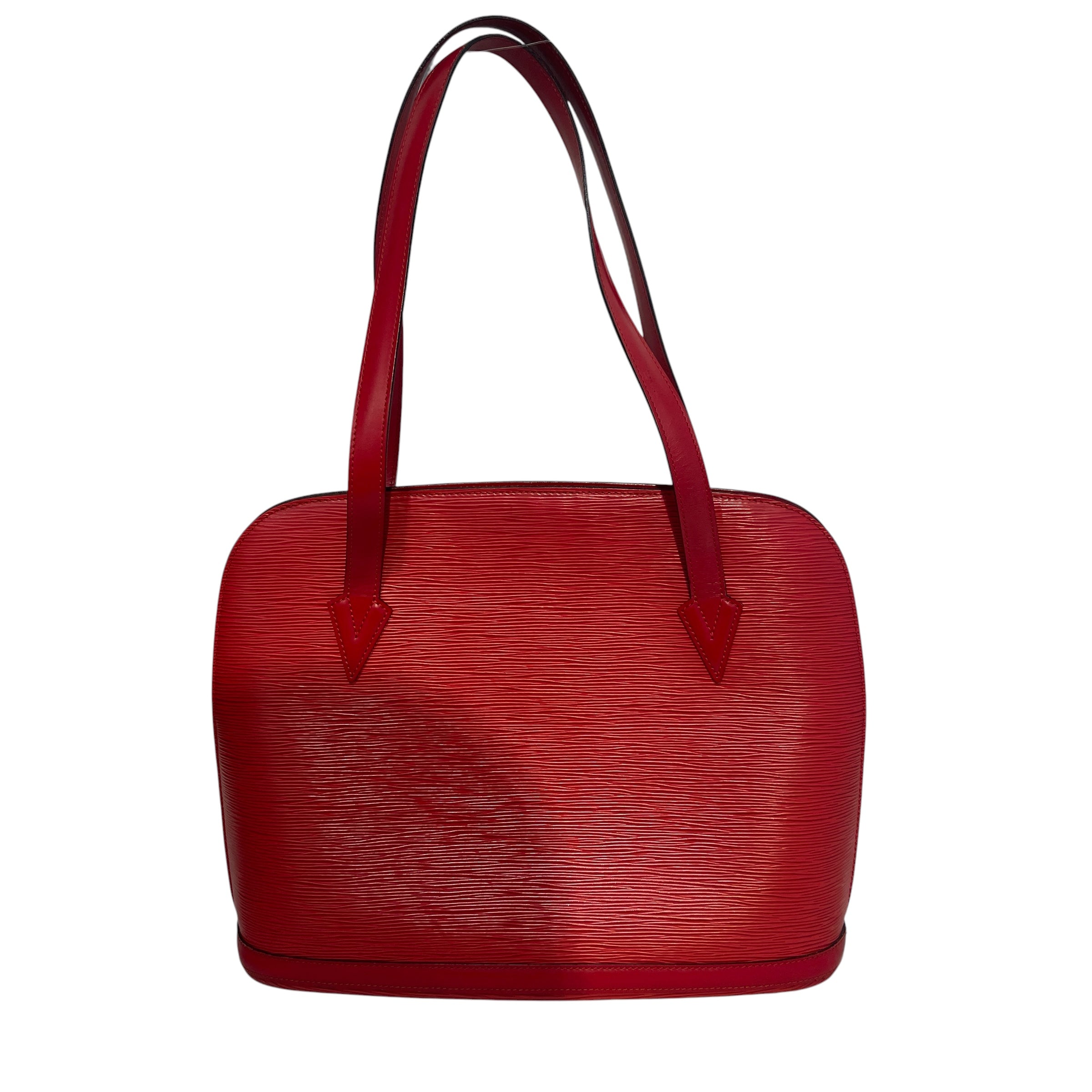 LOUIS VUITTON/Bag/Leather/RED/Epi Leather Lussac view 2