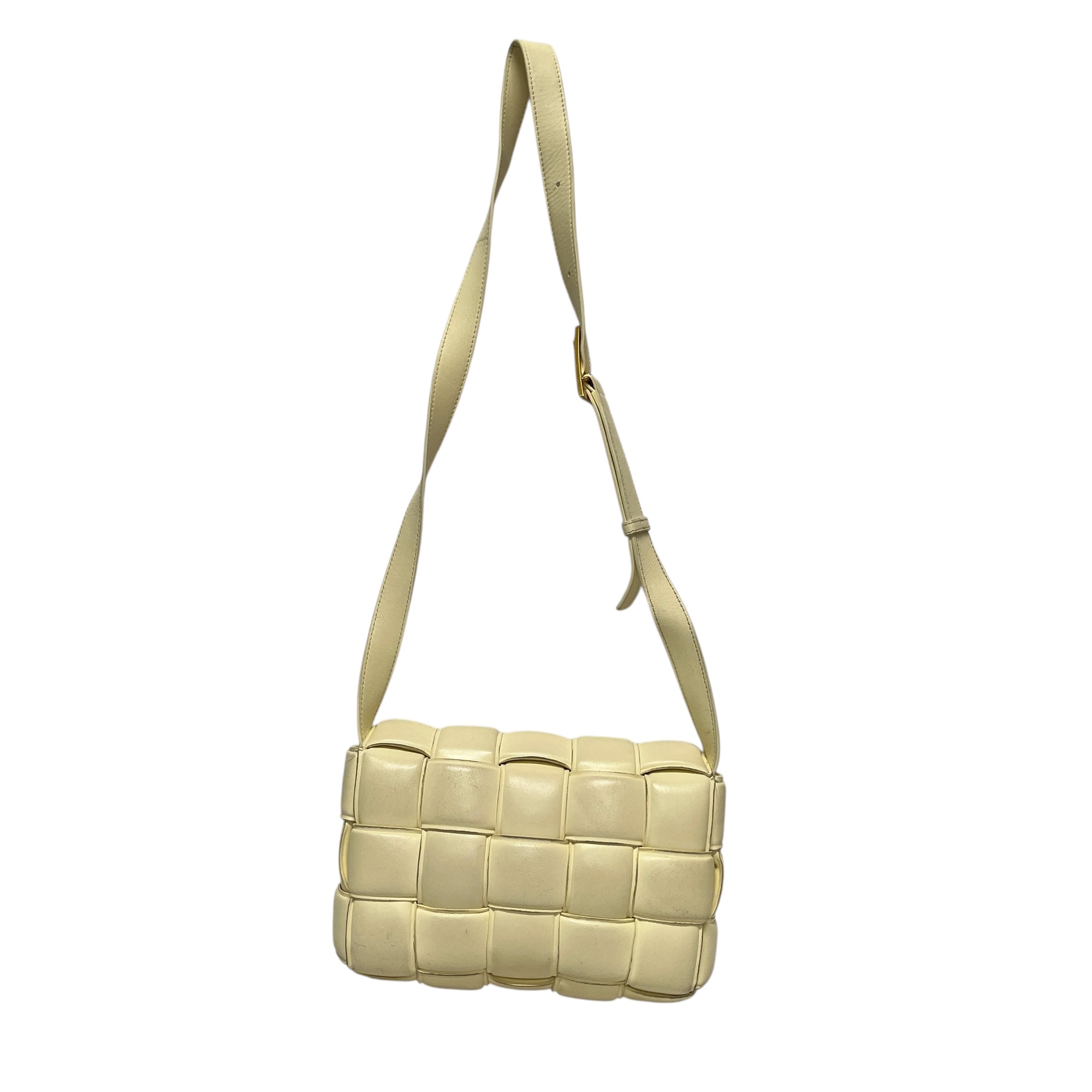BOTTEGA VENETA/Cross Body Bag/Leather/YEL/PADDED CASSETTE BAG view 2