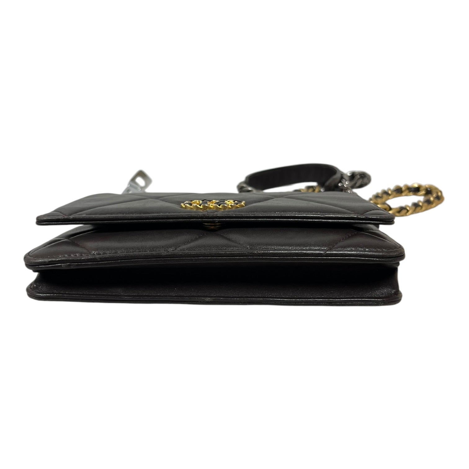 CHANEL/Bag/Leather/BRW/19 WALLET ON CHAIN view 6