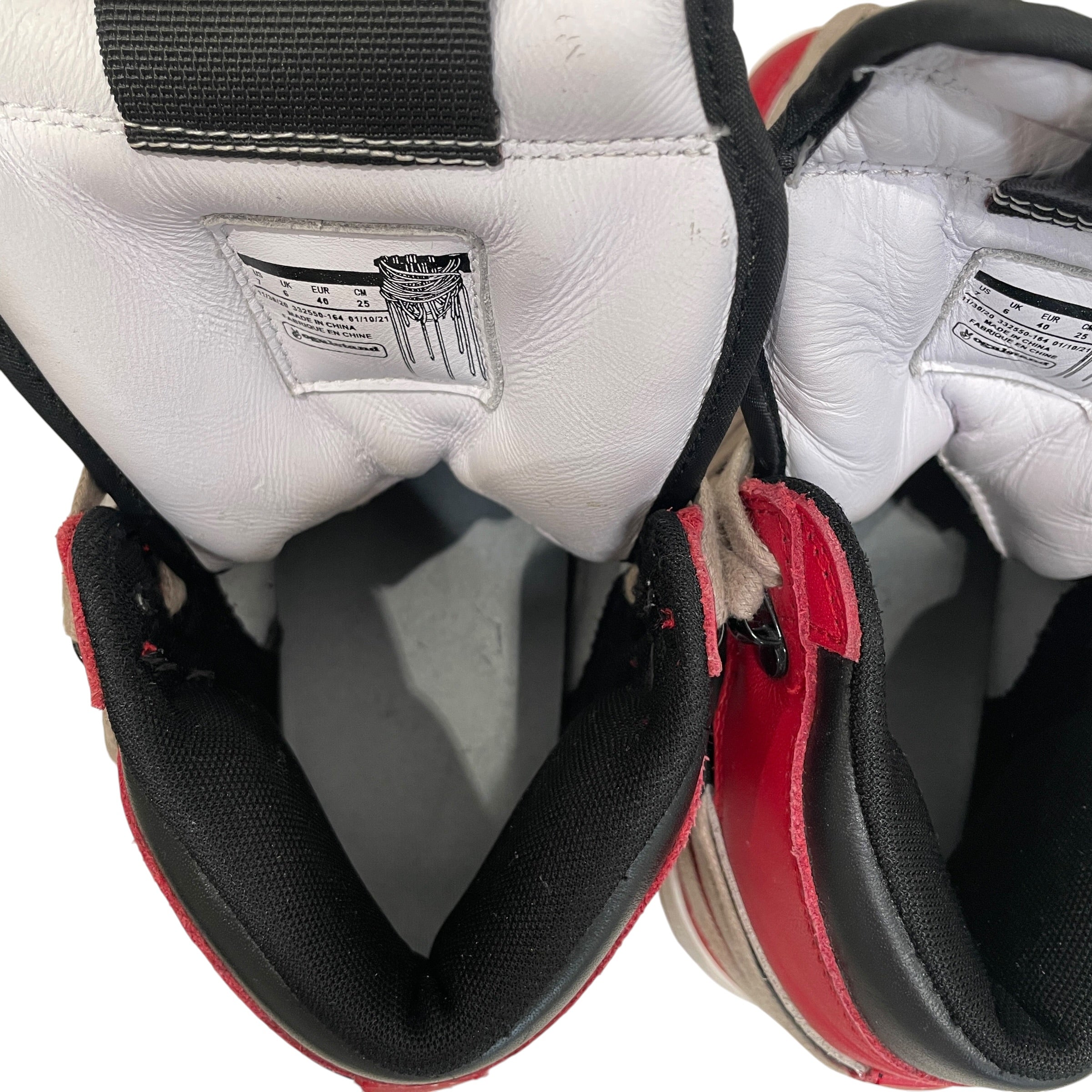 VOGALSTAND/Hi-Sneakers/US 7/Leather/RED/JORDAN 1 /RO DESIGN view 4