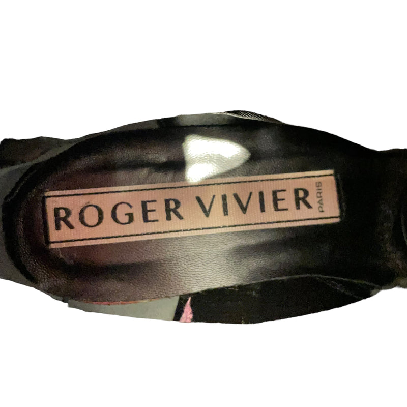 Roger Vivier/Chelsea Boots/38/Black/Enamel/RVW64634420MRKB999/RVW64634420MRKB999