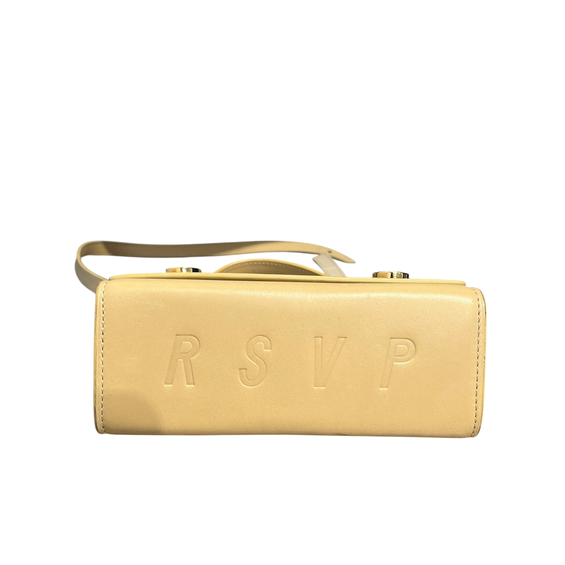 RSVP Gallery/Bag/BEG/gold hardware view 3