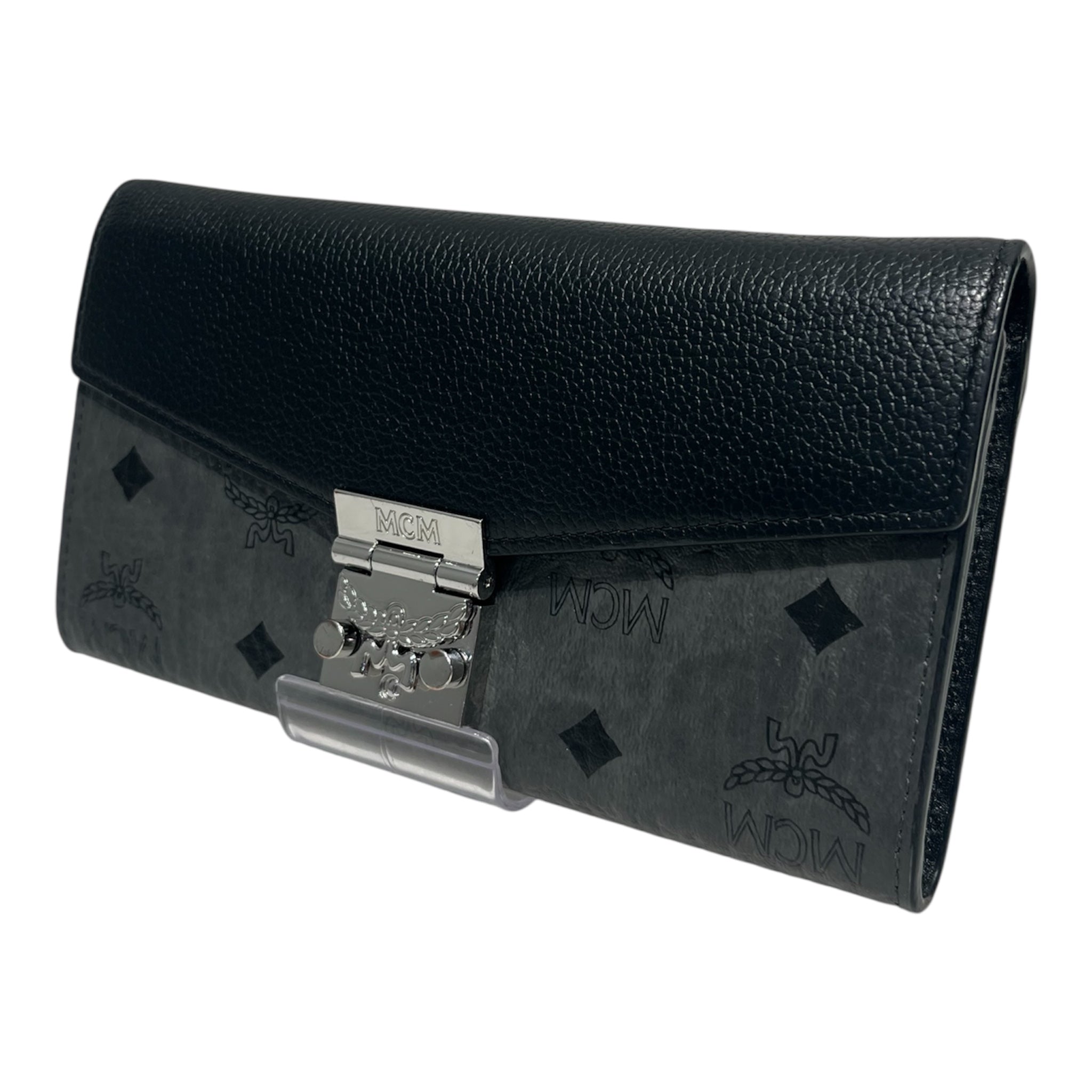 MCM/Clutch Bag/Leather/GRY/ view 1