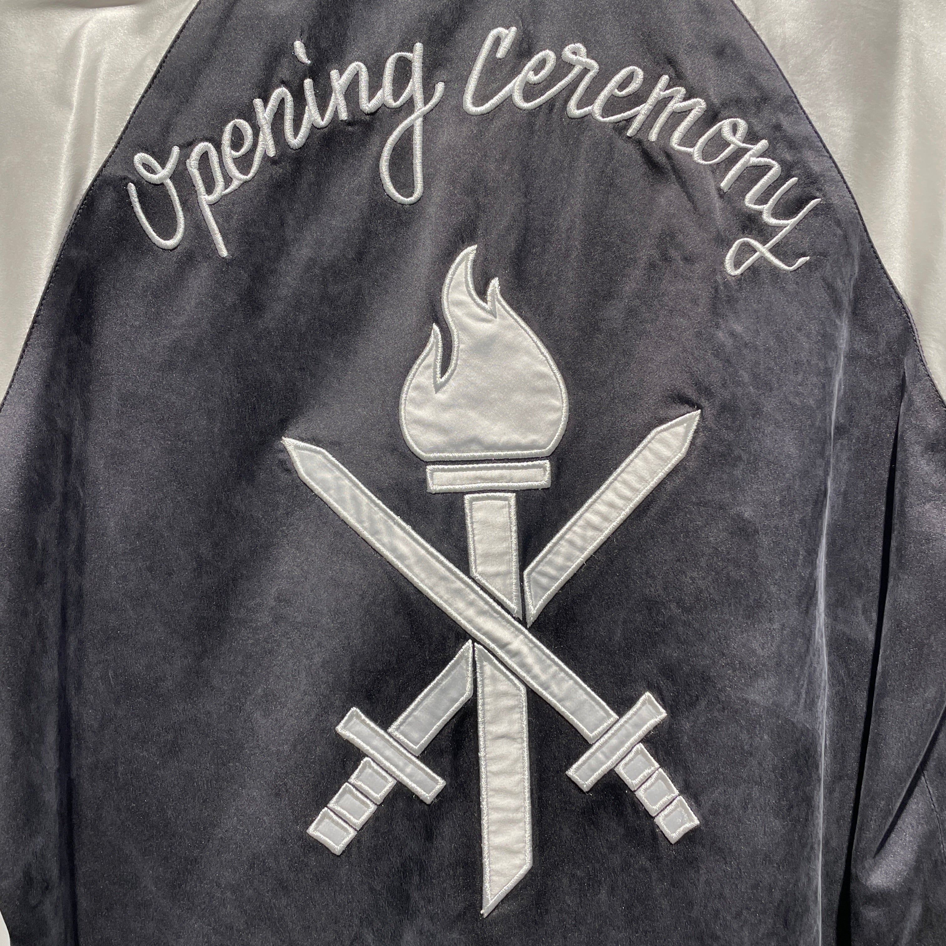 OPENING CEREMONY/Jacket/XS/Silk/BLK/Reversible view 3
