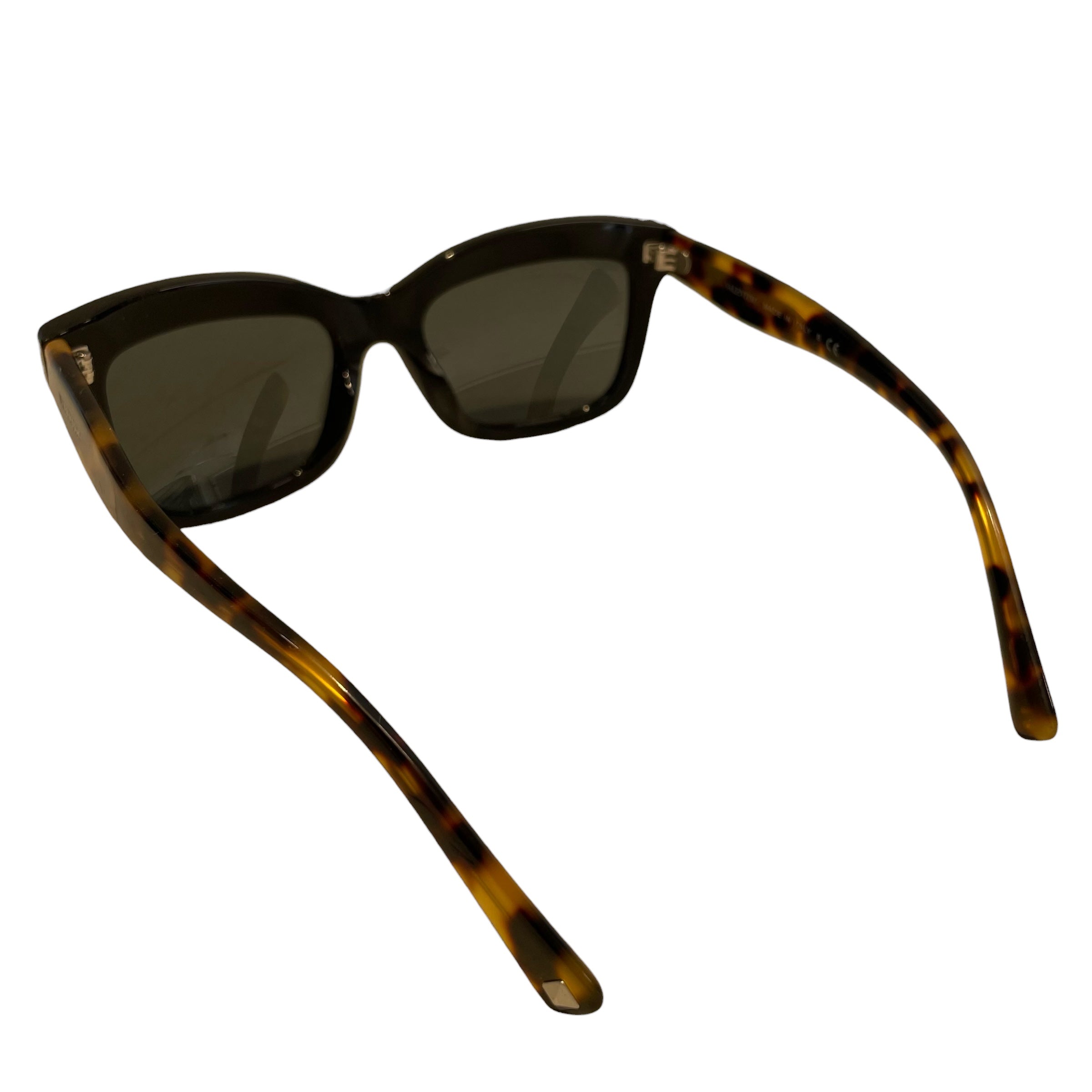 VALENTINO/Sunglasses/Tortoiseshell Pattern/BLK/L's/4024-A BLACK RIM/ BROWN SIDES view 3