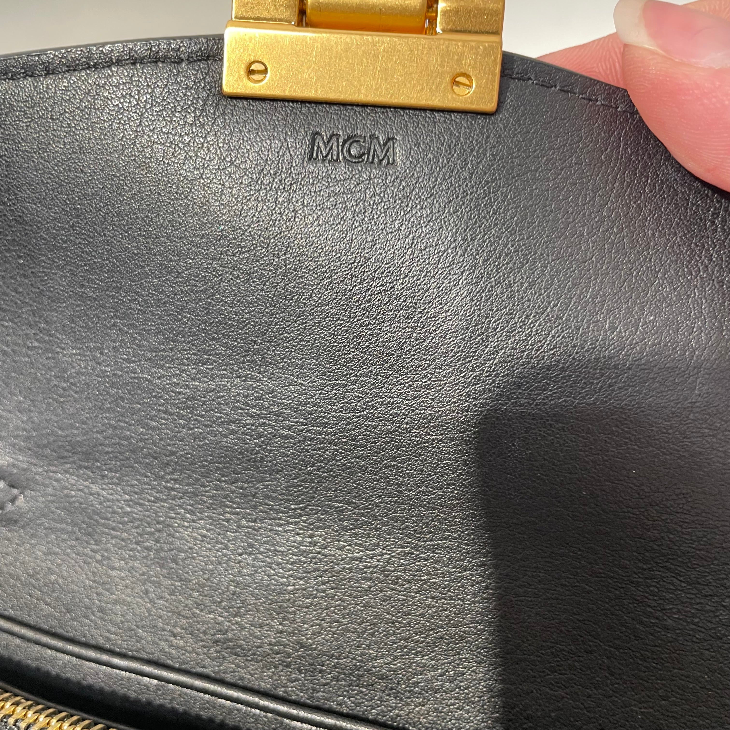 MCM/Bag/Monogram/Leather/BLK/MYLESXT01BK001 10112309 view 3