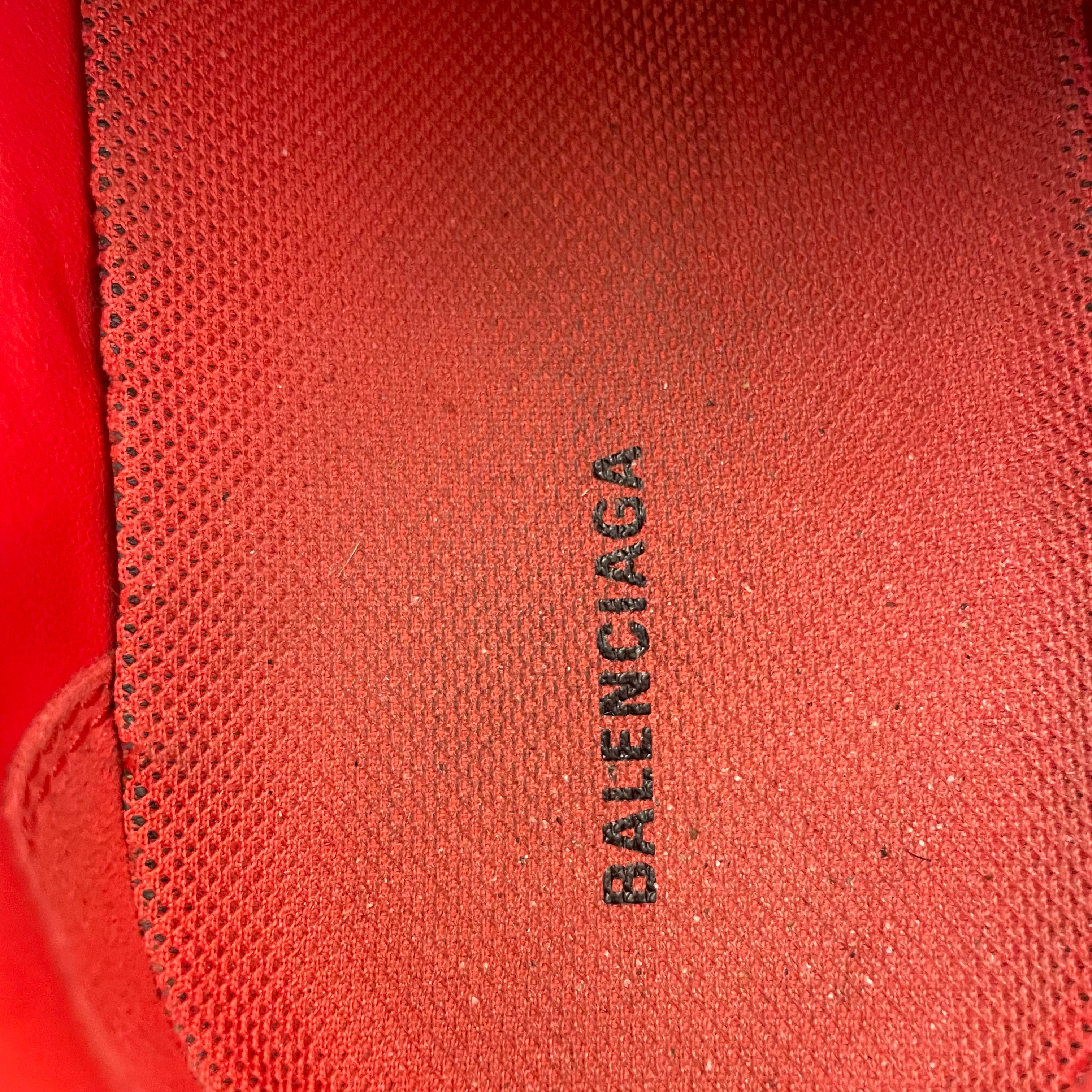 BALENCIAGA/Low-Sneakers/EU 40/Leather/RED/ view 4