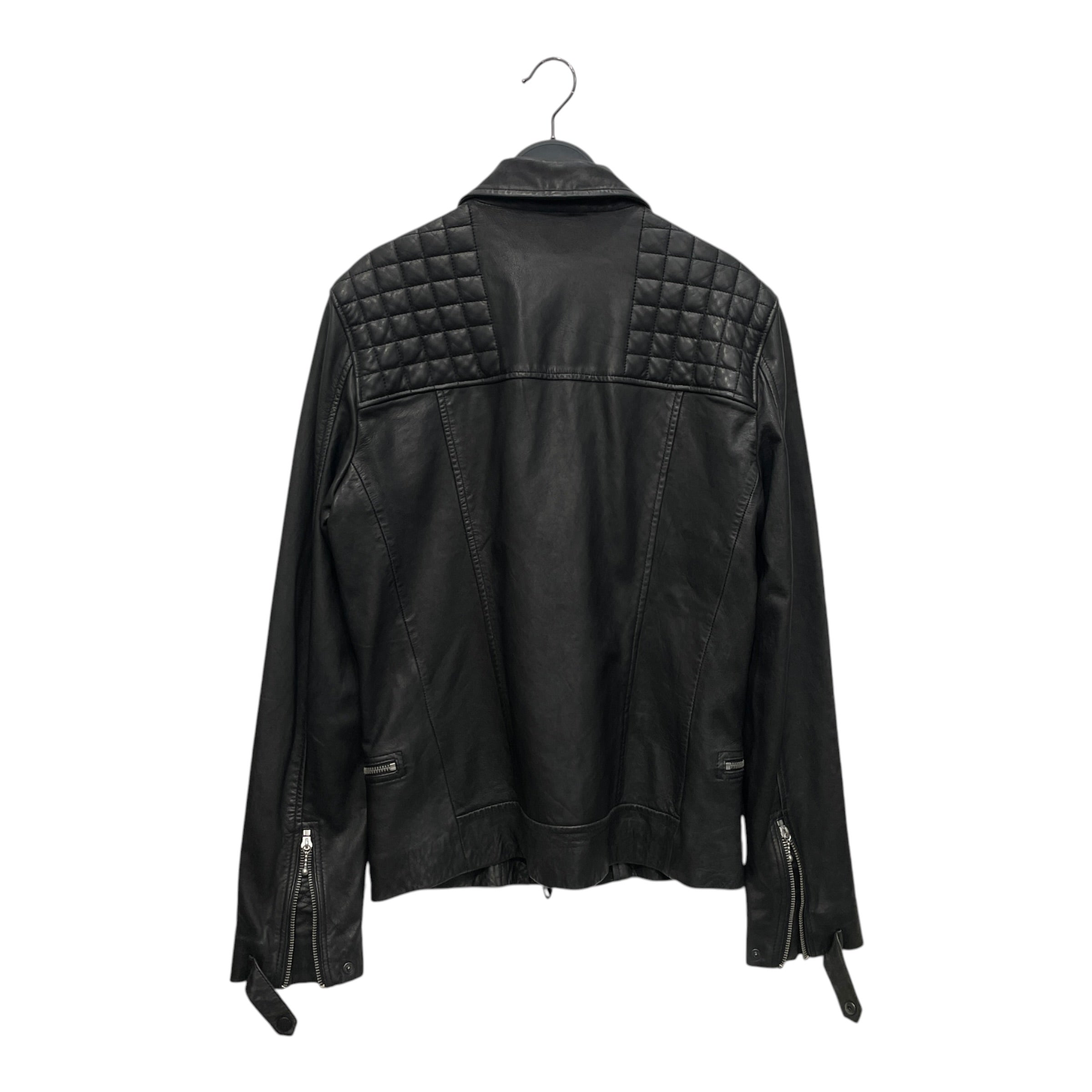 ALLSAINTS/Leather Jkt/XS/Sheepskin/BLK/ROWLEY BIKER JACKET view 2