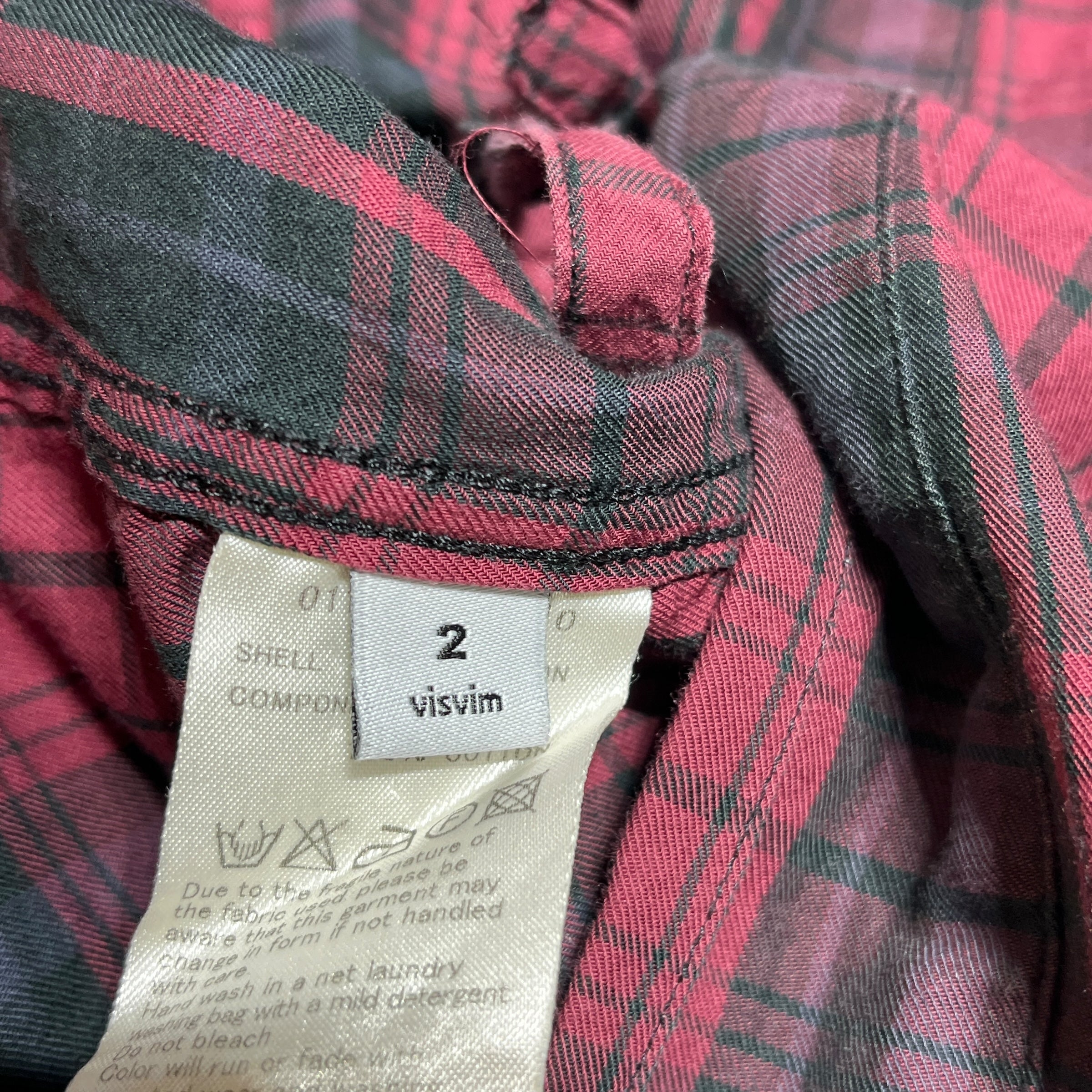 visvim/Jacket/M/Cotton/RED/Plaid/ view 5