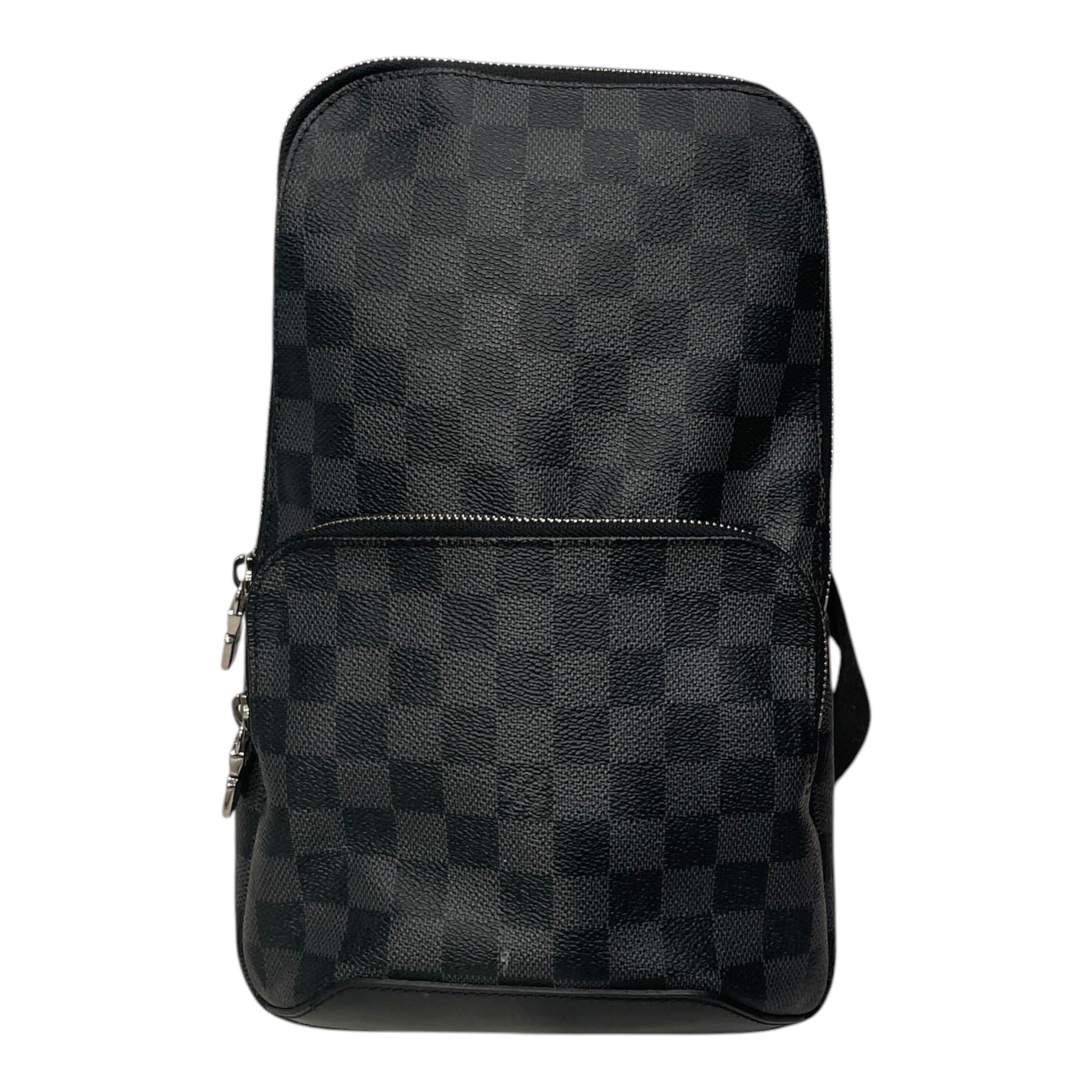 LOUIS VUITTON/Cross Body Bag/Monogram/Leather/GRY/DAMIER SLING BAG view 1