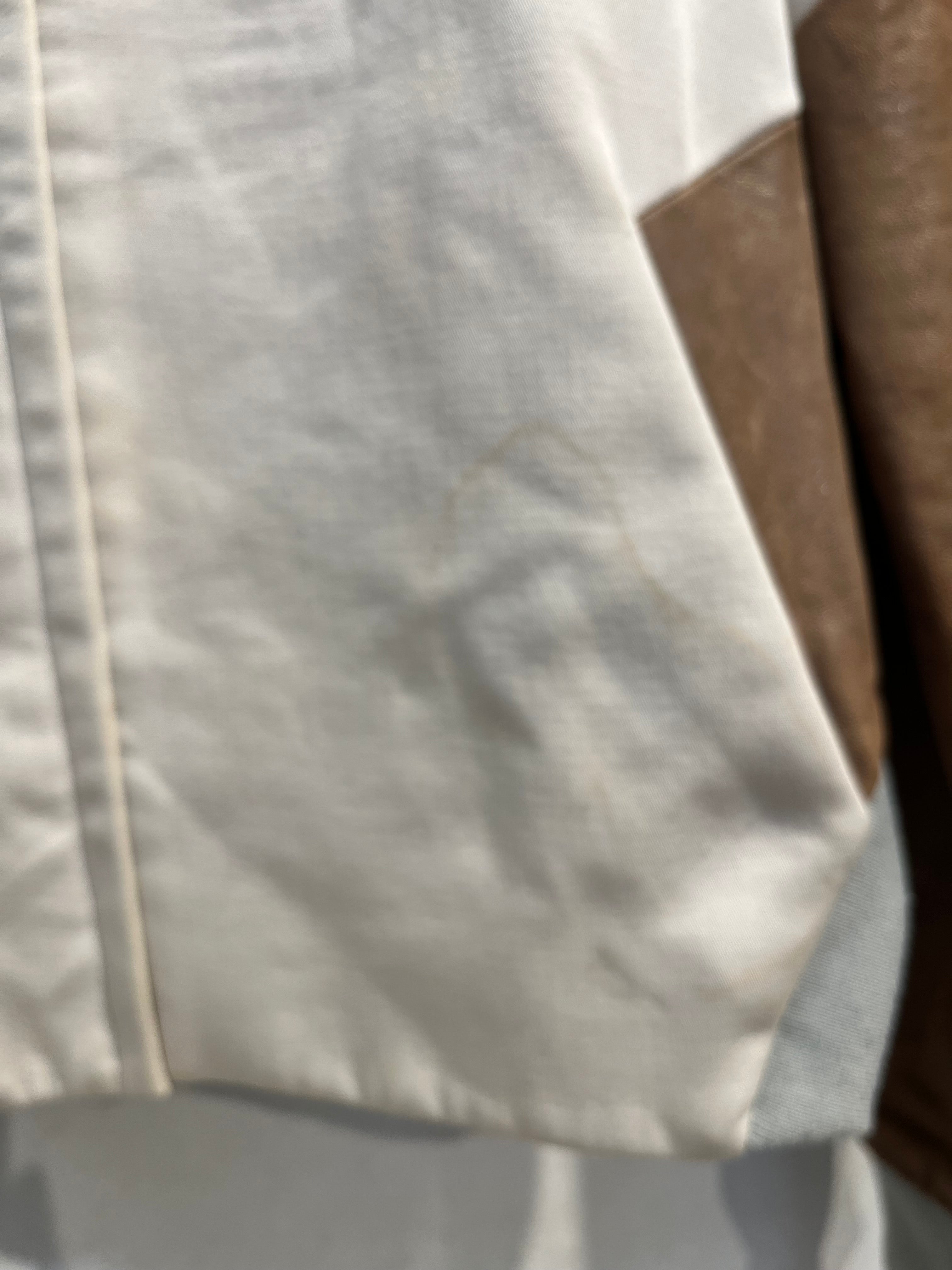 THAKOON/Jacket/2/Cotton/KHK/Single Breasted/LAMBSKIN SLEEVE-ASSYM-STAINED view 6