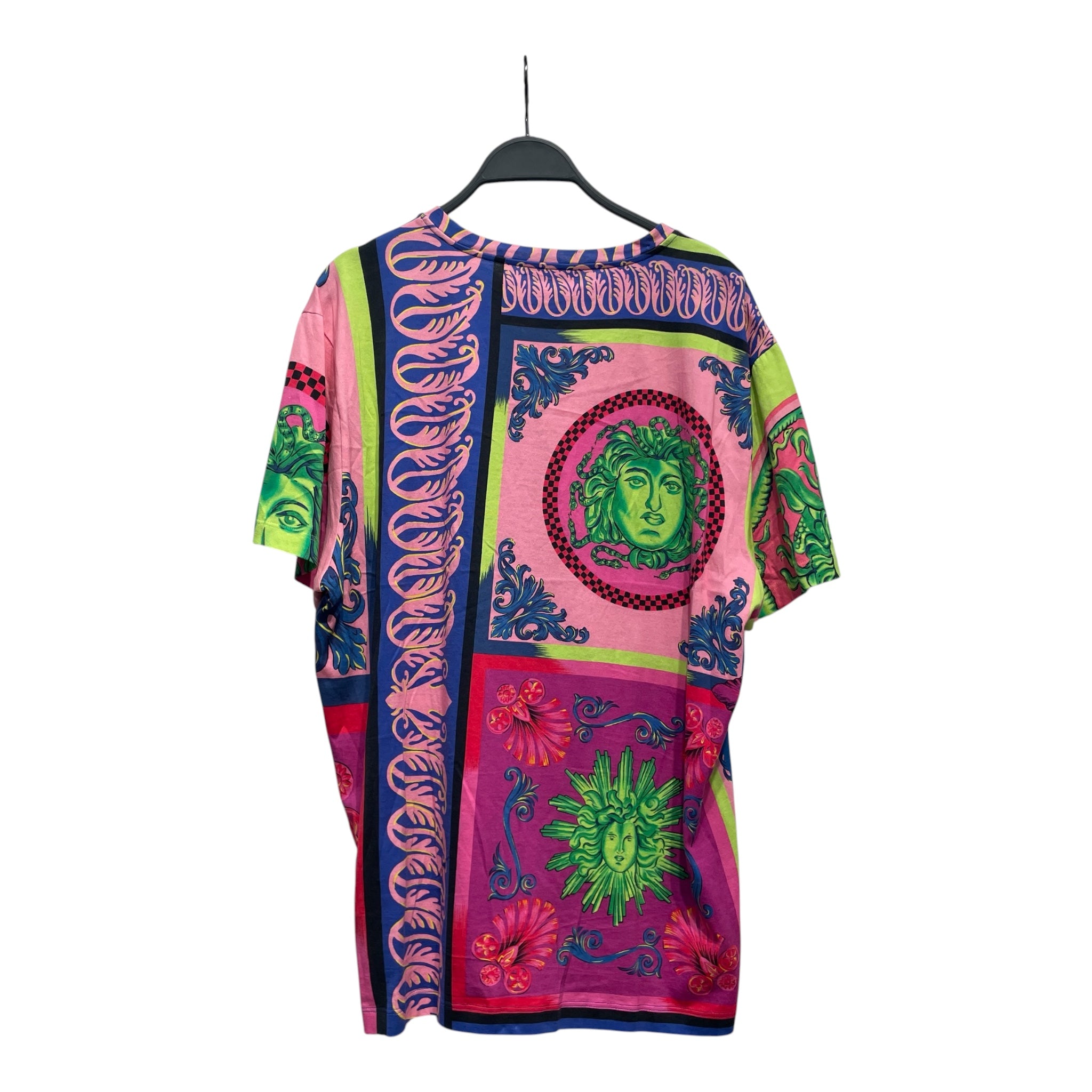 VERSACE/T-Shirt/M/Cotton/PNK/greenmedusa/snaketree view 2