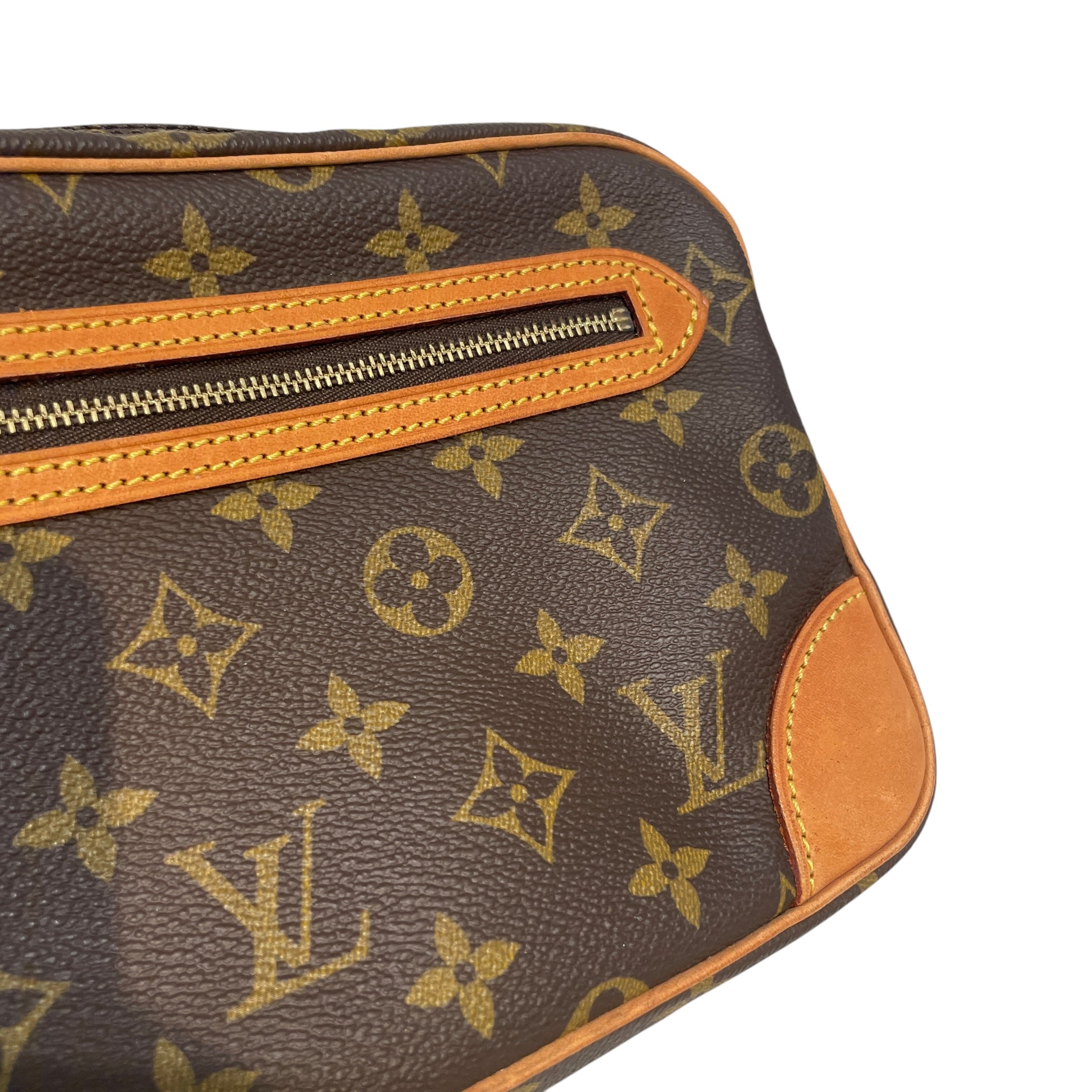 LOUIS VUITTON/Bag/Monogram/Leather/BRW/toiletry Bag view 3