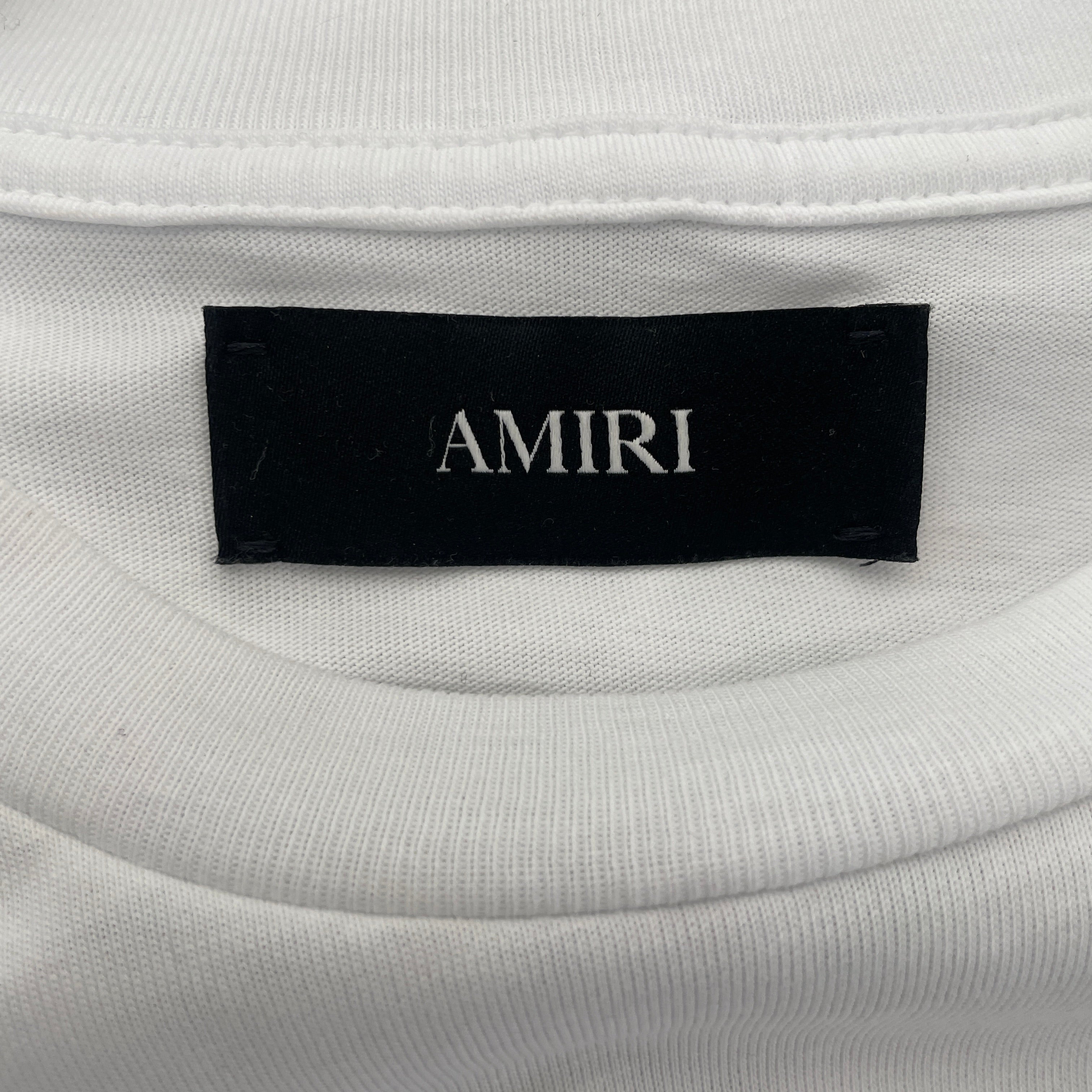 AMIRI/T-Shirt/S/Cotton/WHT/amiri arts district la cali view 3