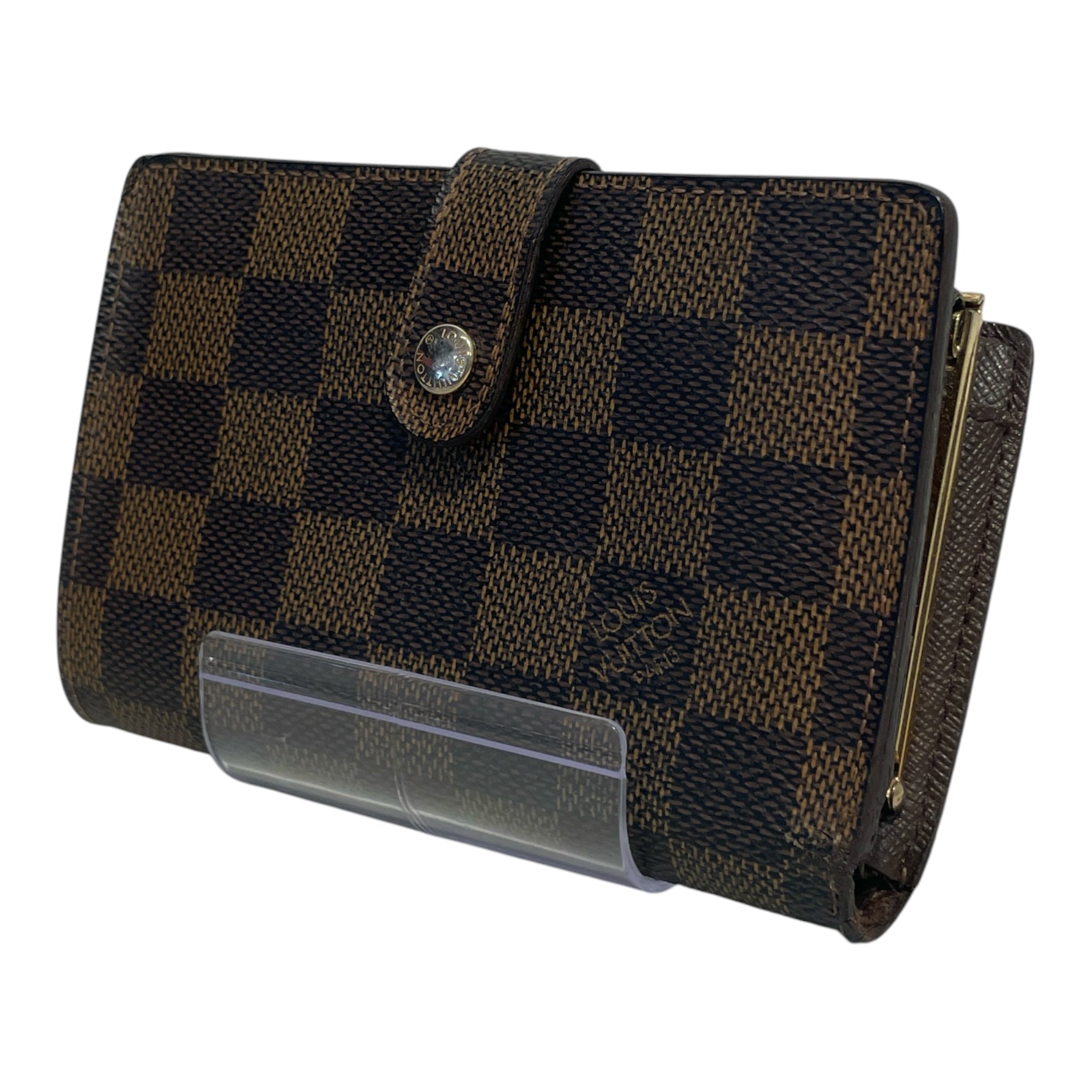 LOUIS VUITTON/Wallet/Monogram/Leather/BRW/KISSLOCK WALLET view 1
