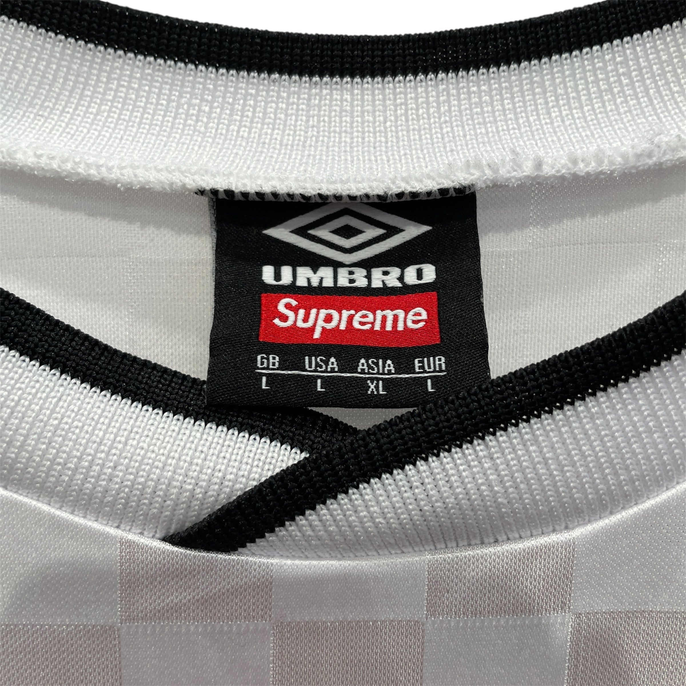 Supreme/UMBRO/T-Shirt/L/Polyester/WHT/Graphic/Jersey view 4