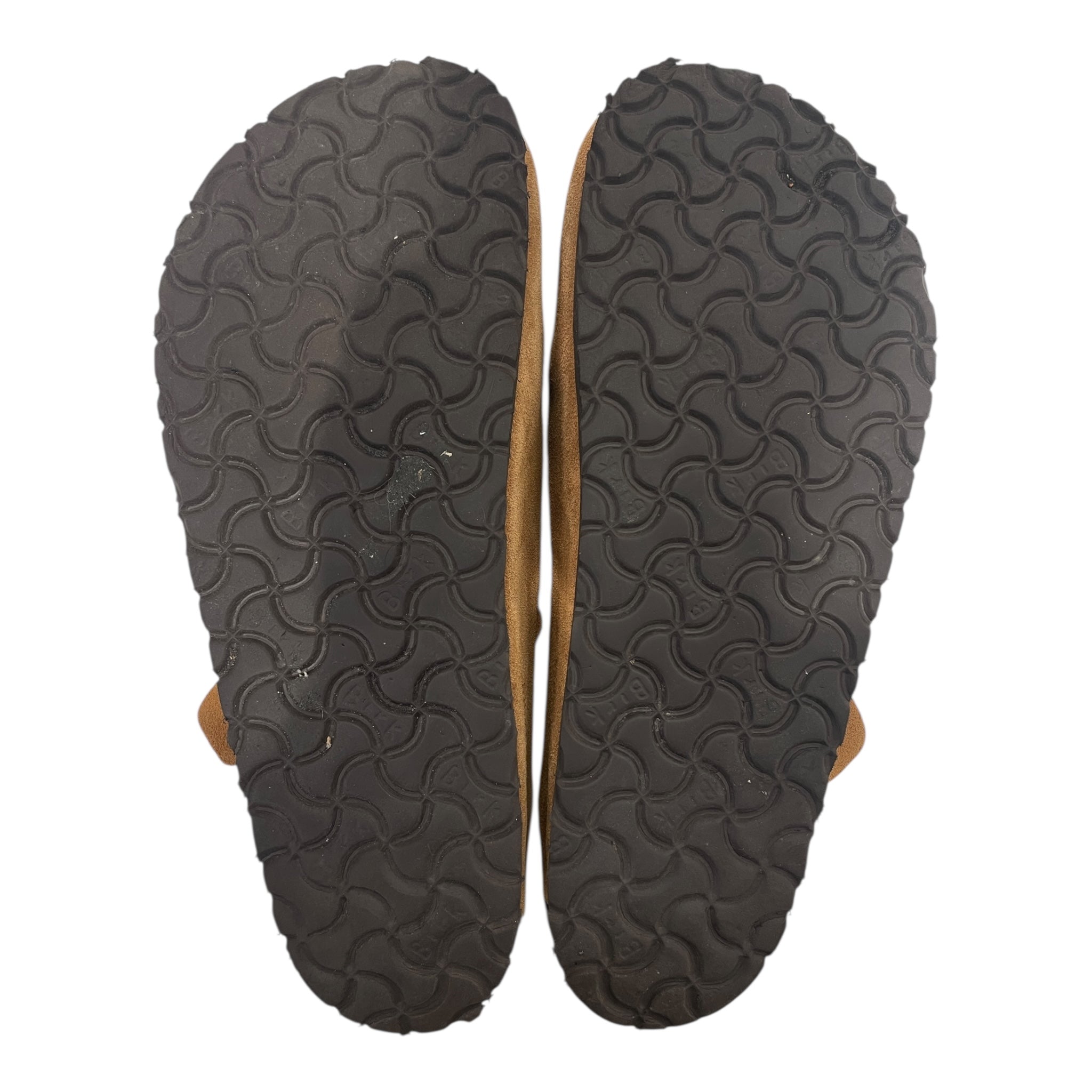STUSSY/BIRKENSTOCK/Sandals/US 10/Suede/CML/SIDE STUSSY LOGO view 4