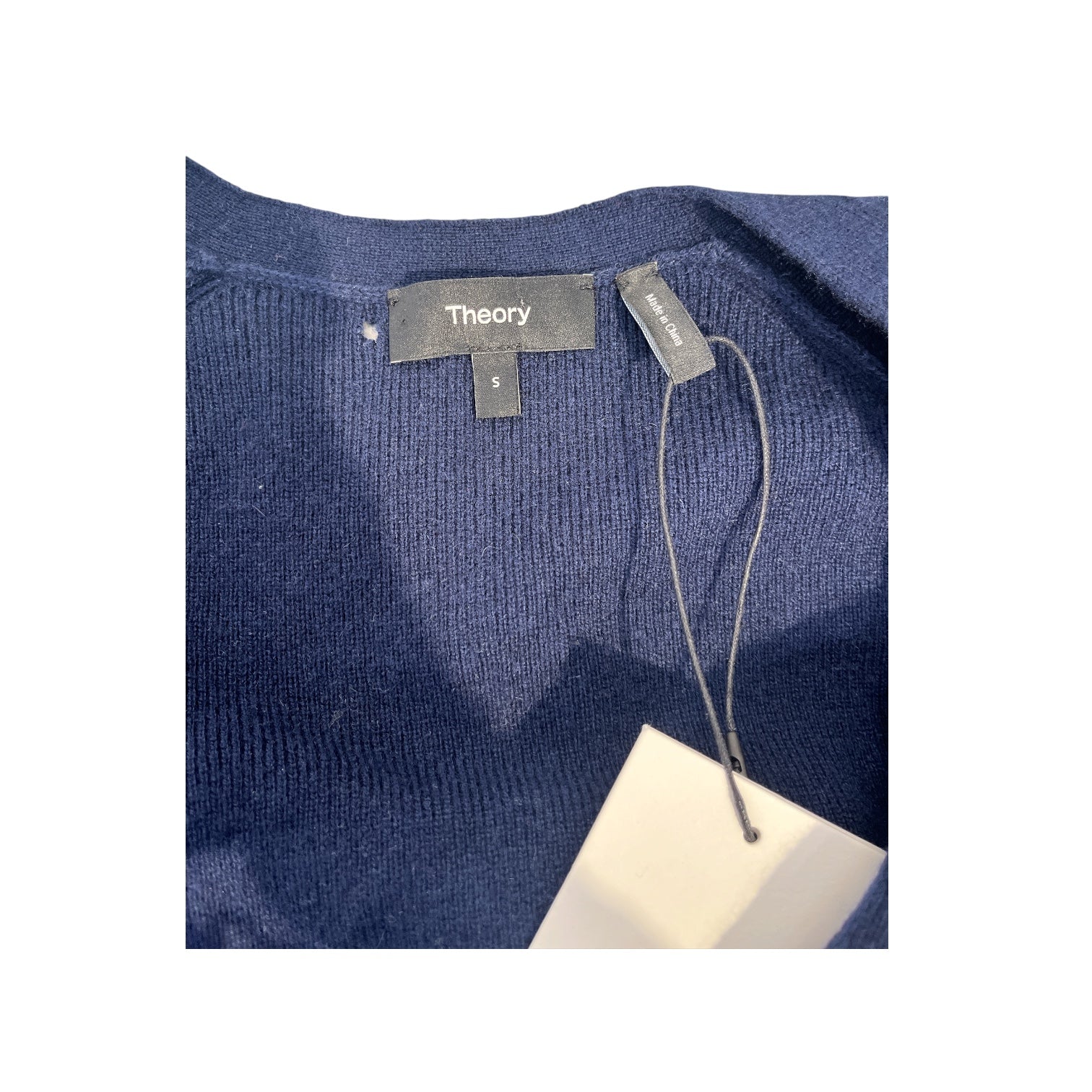 theory/Jacket/Cotton/NVY/Blue navy cardigan view 3