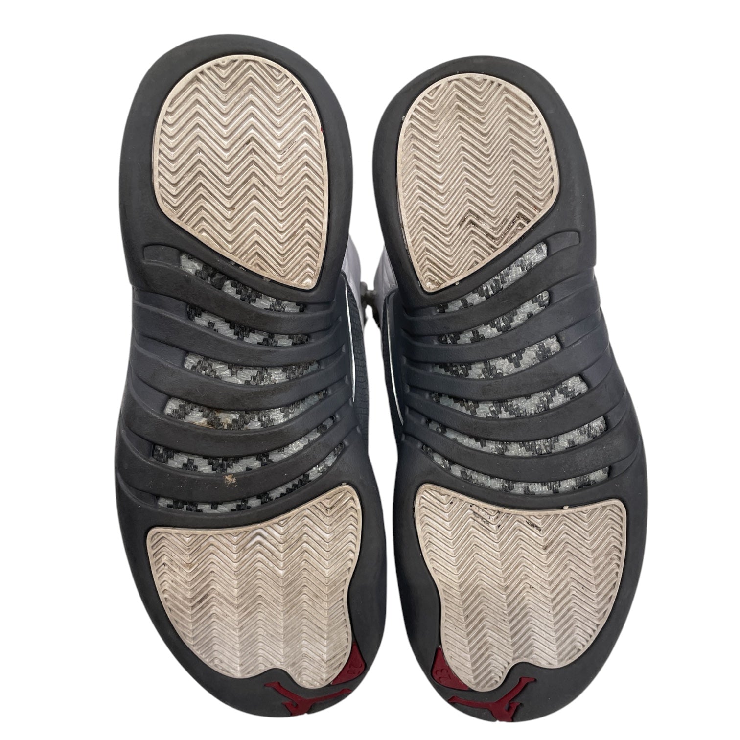 JORDAN BRAND/Hi-Sneakers/US 11.5/Nylon/WHT/RETRODARKGREY view 5