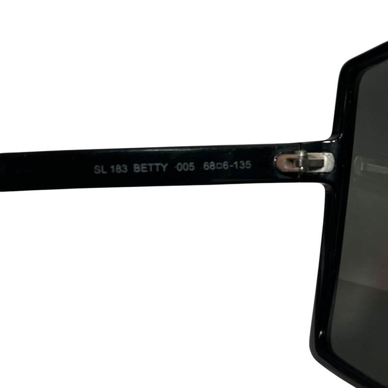 SAINT LAURENT/Sunglasses/Plastic/BLK/SL 183 BETTY OVERSIZED SQUARE