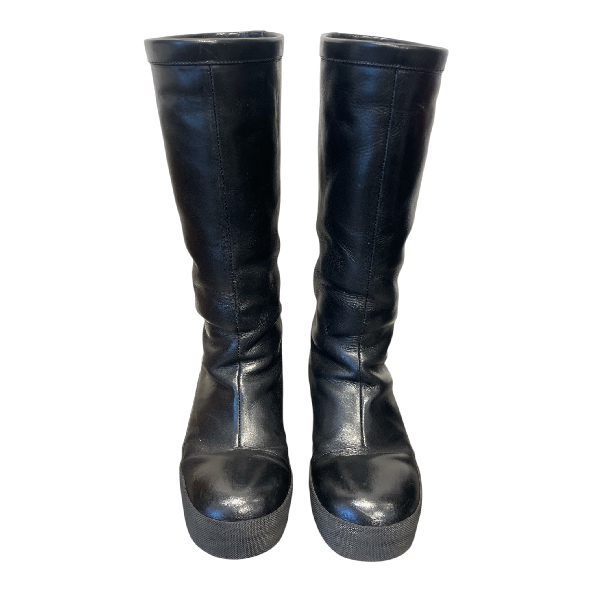 RAF SIMONS/Boots/EU 40/Leather/BLK/BLOCK HEEL AW22-23 view 3