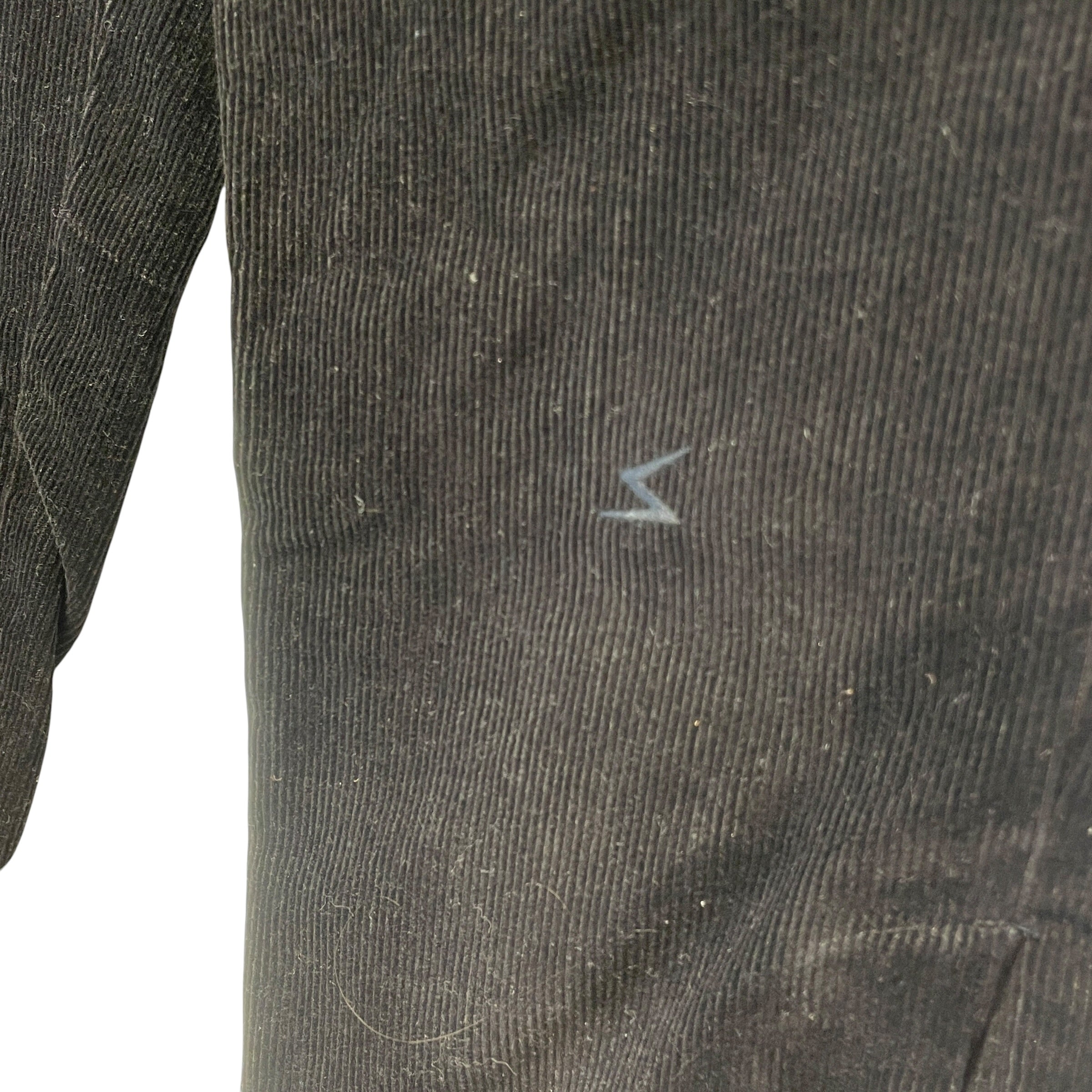 UNDERCOVER/Pants/1/Corduroy/BLK/LIGHTING BOLT ON KNEE view 3
