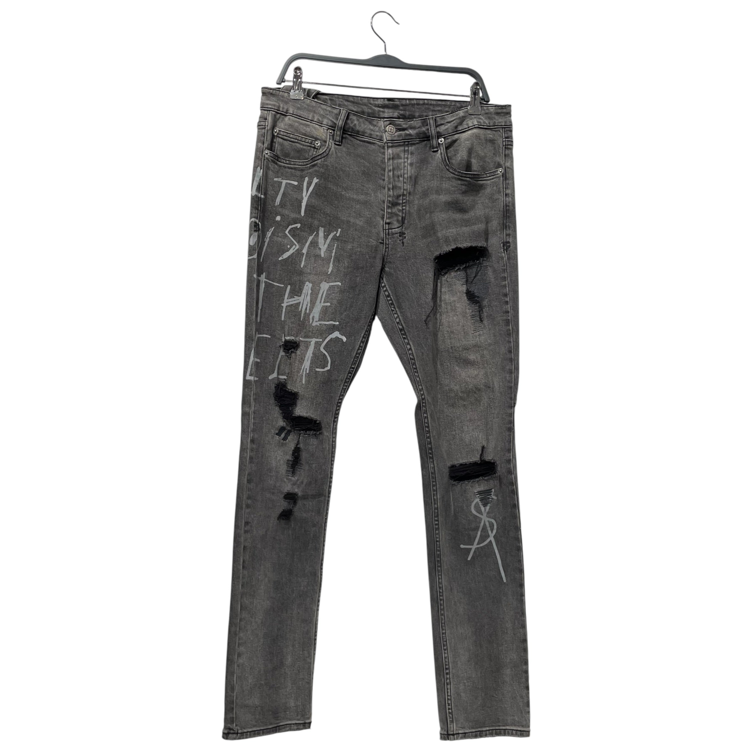 ksubi/Skinny Pants/33/Cotton/GRY/rn 150730 Script view 1