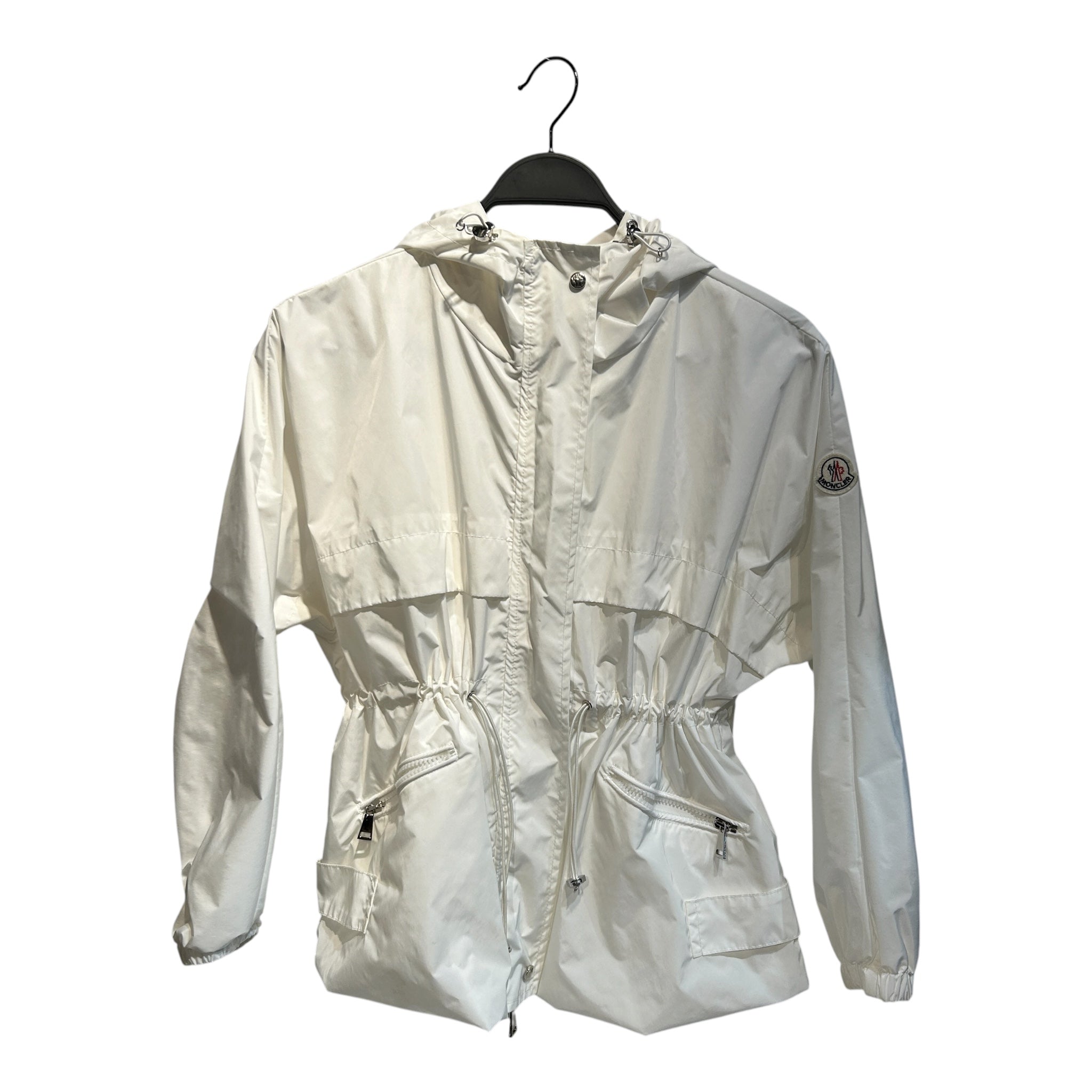 MONCLER/Windbreaker/Nylon/WHT/SILVER HARDWARE view 1