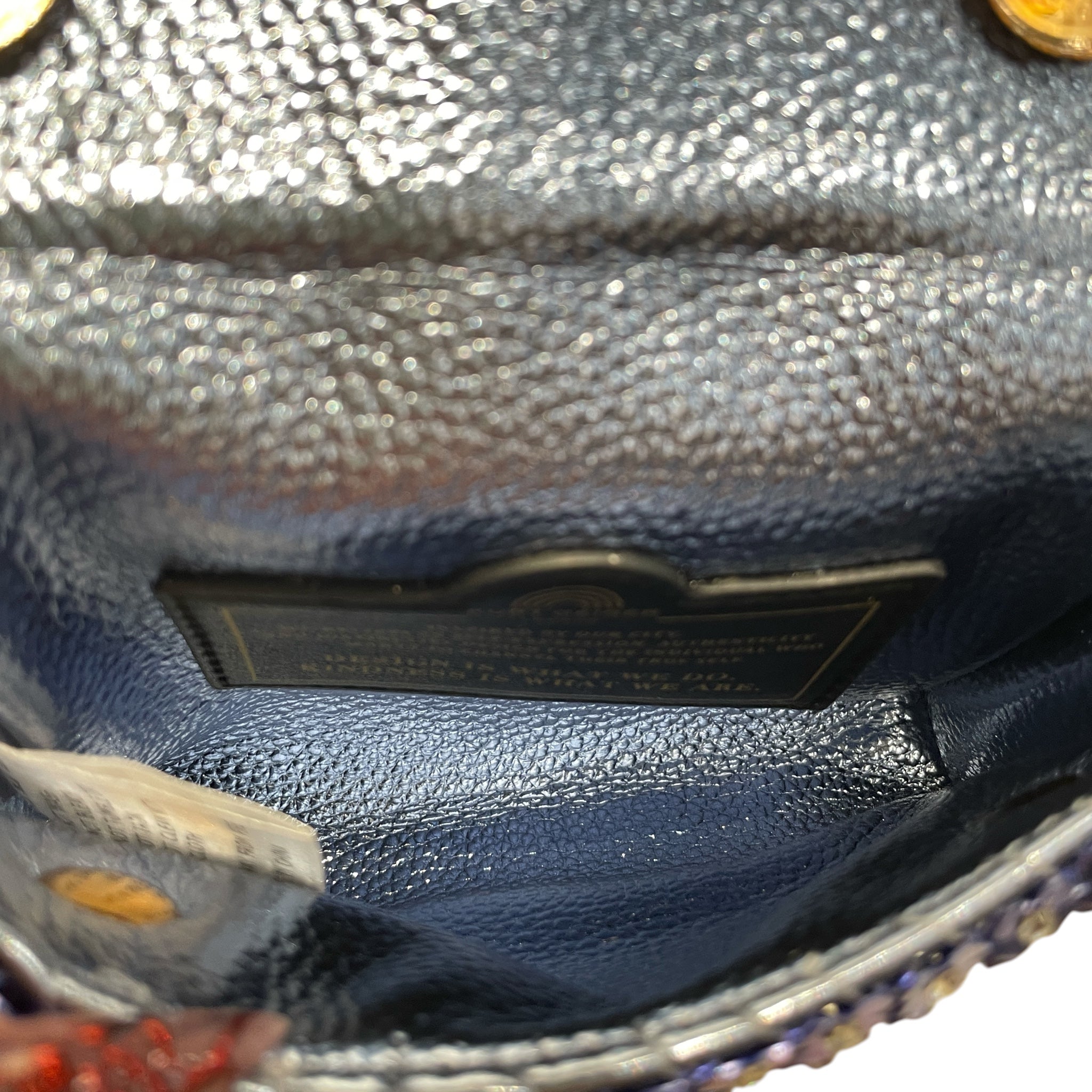 Kurt Geiger/Cross Body Bag/Floral Pattern/BLU/ view 3