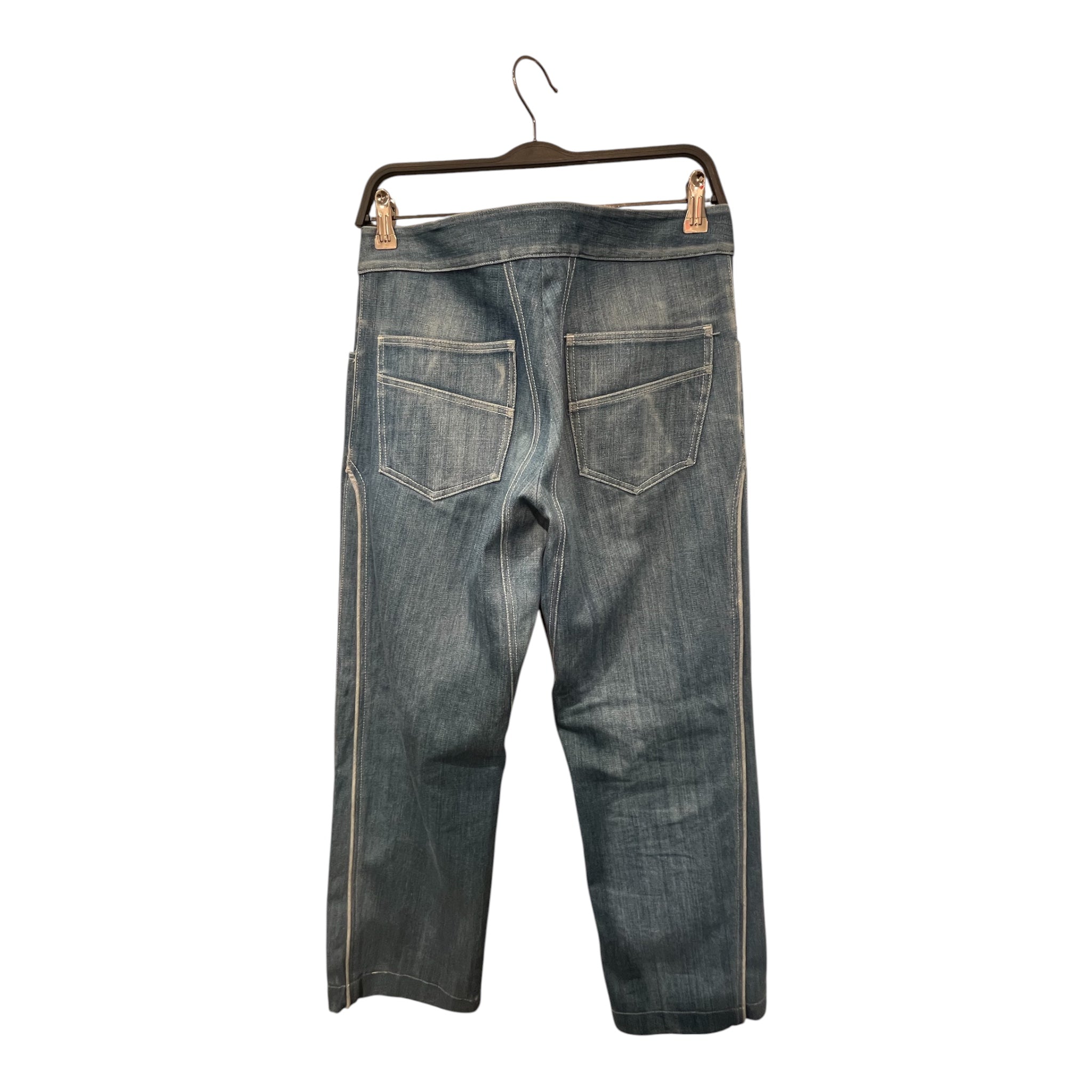 Mainline:RUS/Fr.CA/DE/Straight Pants/28/Cotton/BLU/ELLA PANEL JEANS WHT STAR BTN view 2