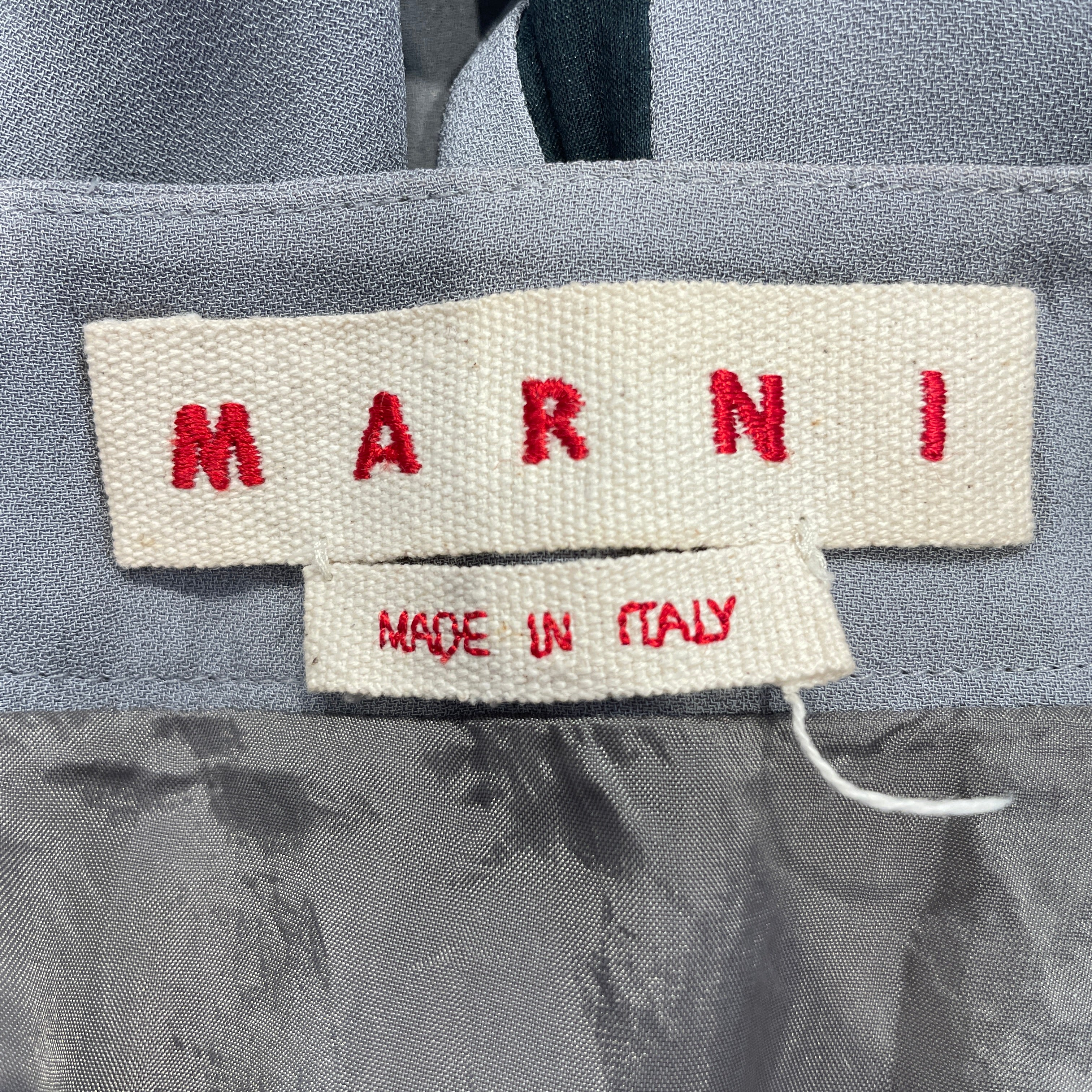 MARNI/Skirt/42/Silk/GRY/COMMESSA PLEATED SKIRT view 3