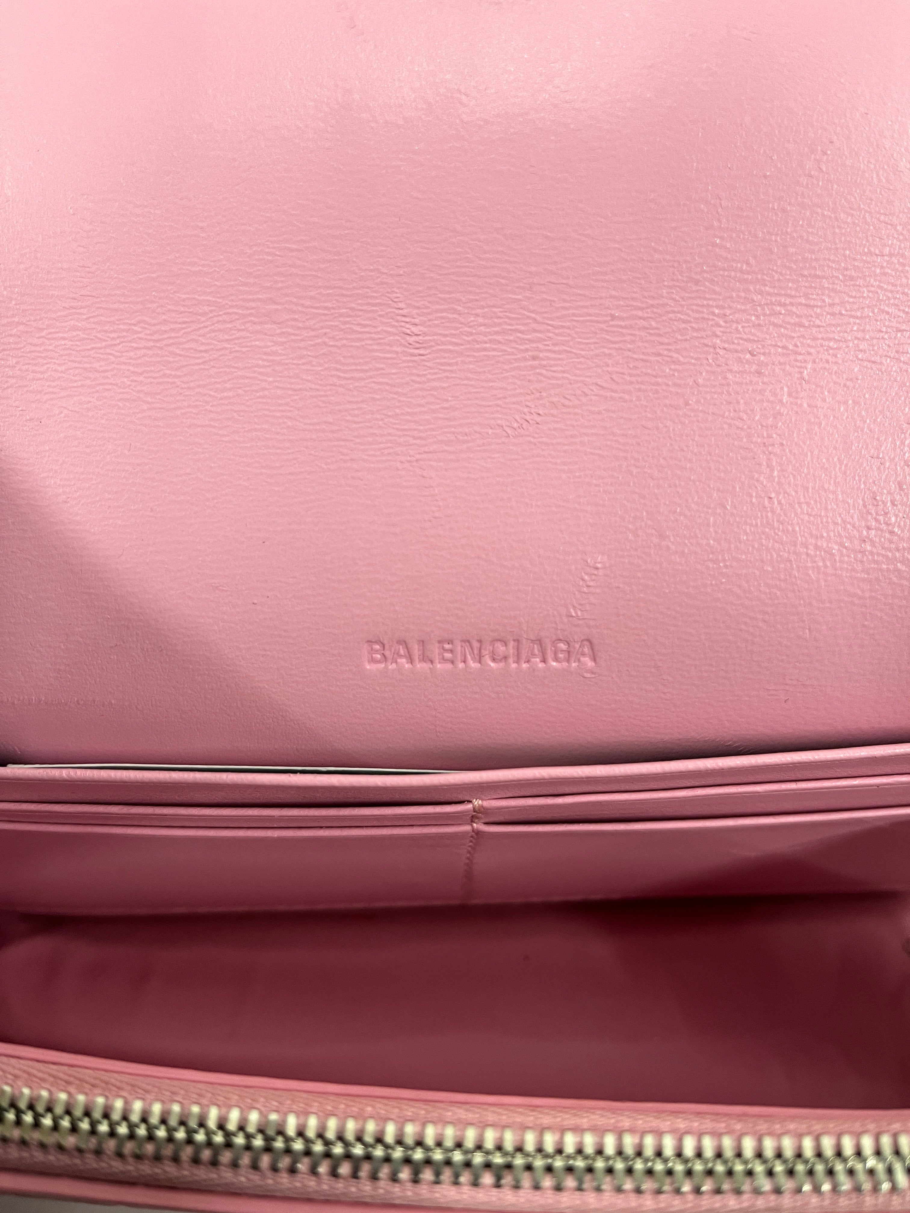 BALENCIAGA/Wallet/Cowhide/PNK/Gossip CrocEmbossed Leather view 6