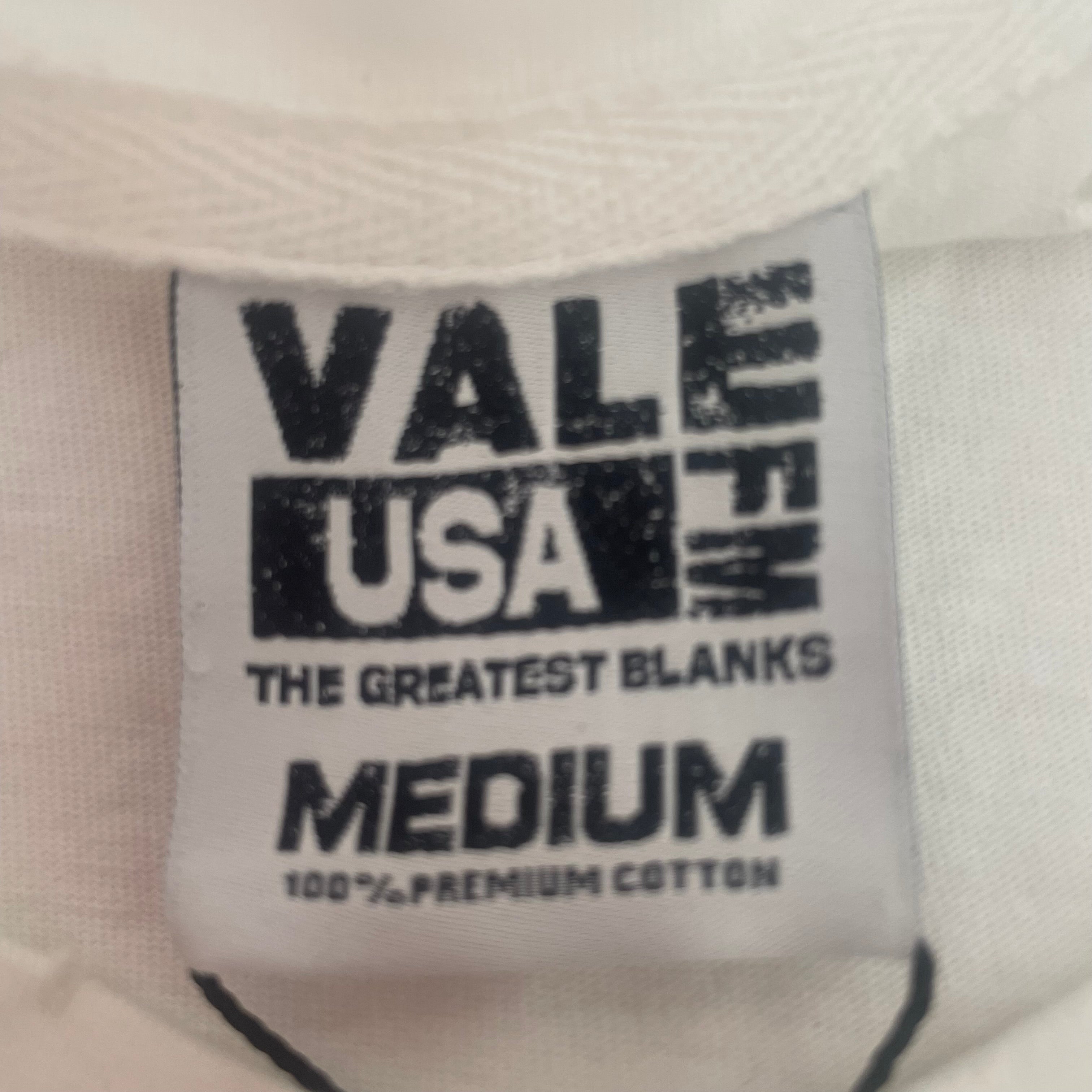 Vale/T-Shirt/M/Cotton/WHT/High Neck/Graphic/ view 3