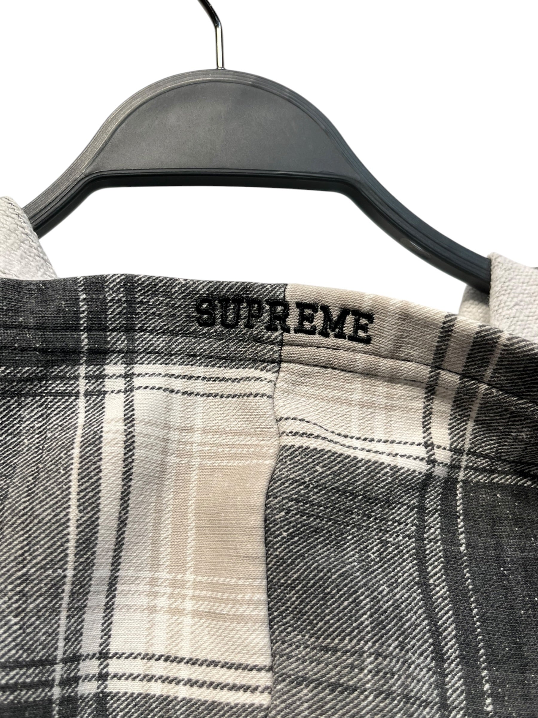 NIKE/Supreme/Sweatshirt/L/Plaid/Cotton/GRY/ view 3