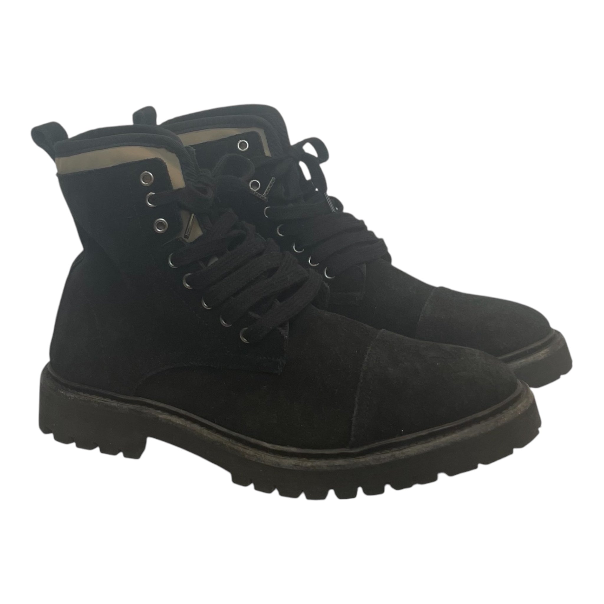 ALLSAINTS/Lace Up Boots/UK 6/Suede/BLK/8 Hole/WAYLAND BOOT view 1