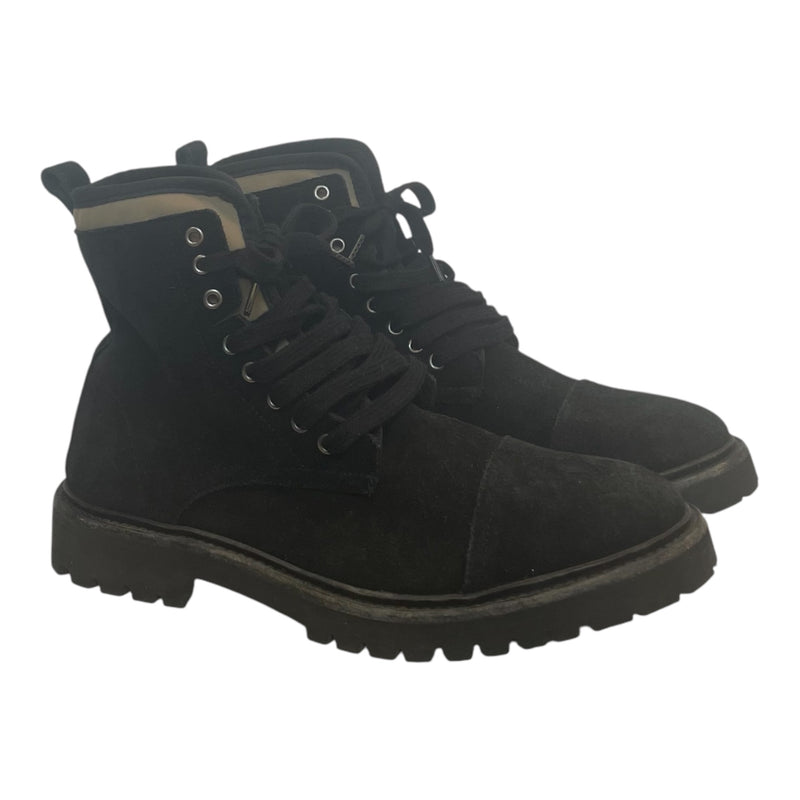 ALLSAINTS/Lace Up Boots/UK 6/Suede/BLK/8 Hole/WAYLAND BOOT